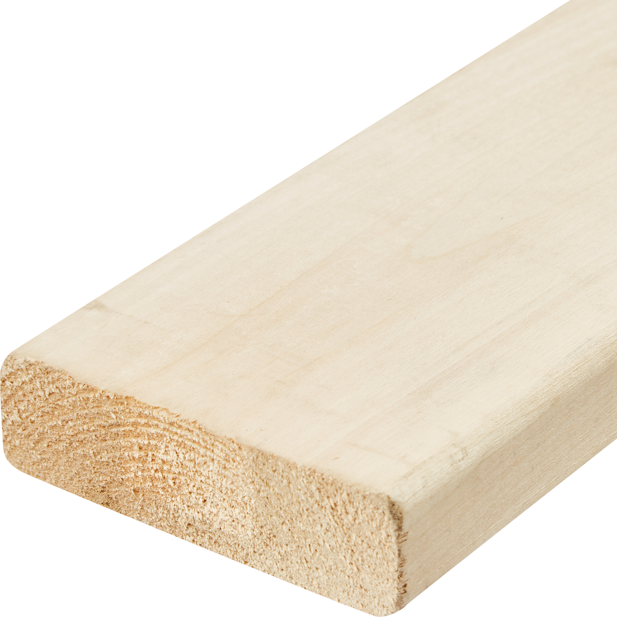 Изображение товара Полок 26x90x1200 мм Липа сорт Экстра прямой с фаской угла