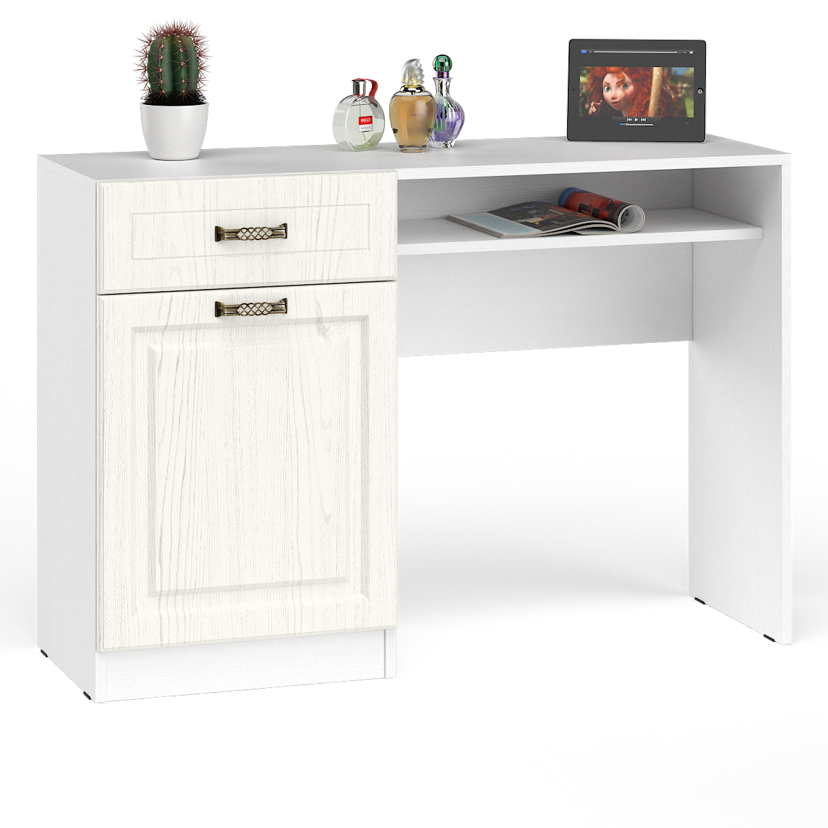 Изображение товара Туалетный столик Моби Ливерпуль 120x82x41 см цвет ясень