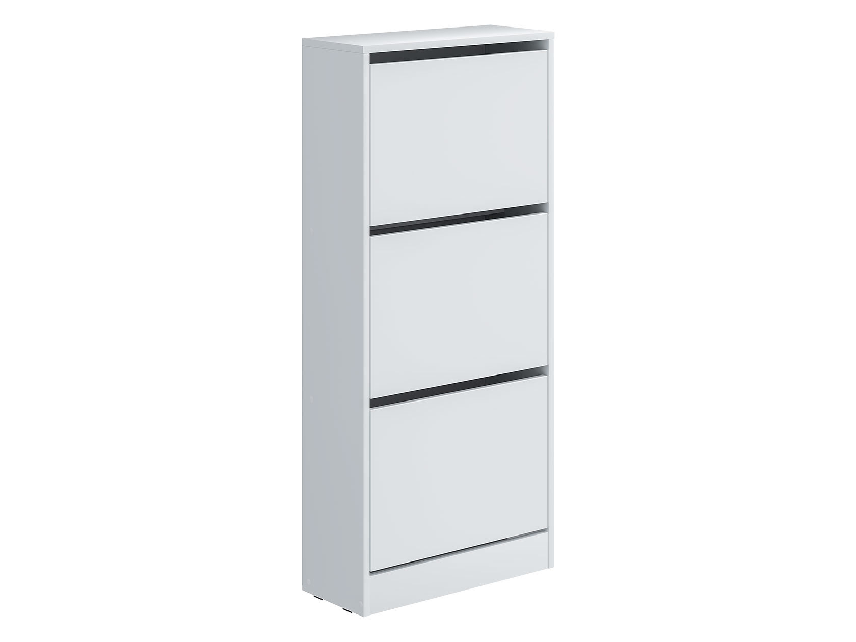 Изображение товара Шкаф для обуви Юта 52.4x117.8x22.4 см белый 3 полки ЛДСП