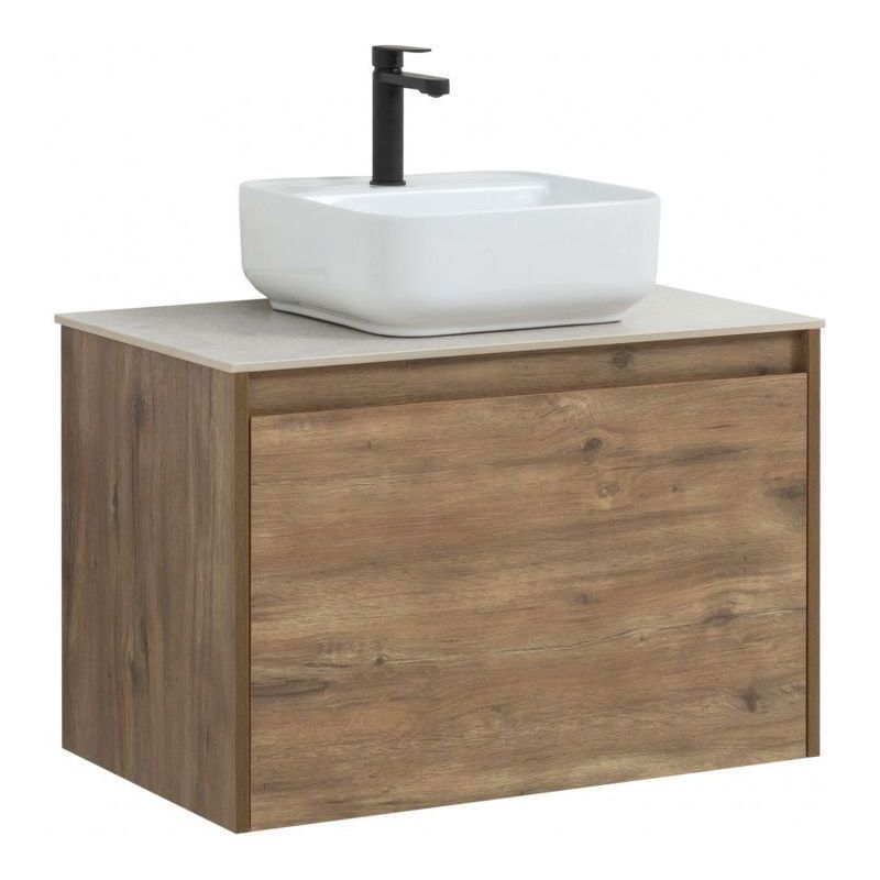Изображение товара Тумба под раковину Aquanet Nova Lite 75 см дуб рустикальный