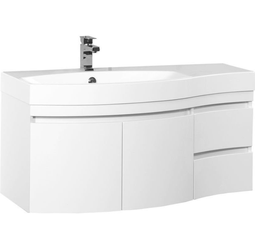 Изображение товара Подвесная тумба под раковину Aquanet Опера 115см белая для ванной комнаты