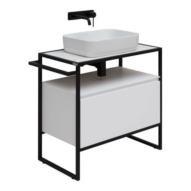 Изображение товара Тумба под раковину 80см Allen Brau Priority с металлическим каркасом и натуральным шпоном