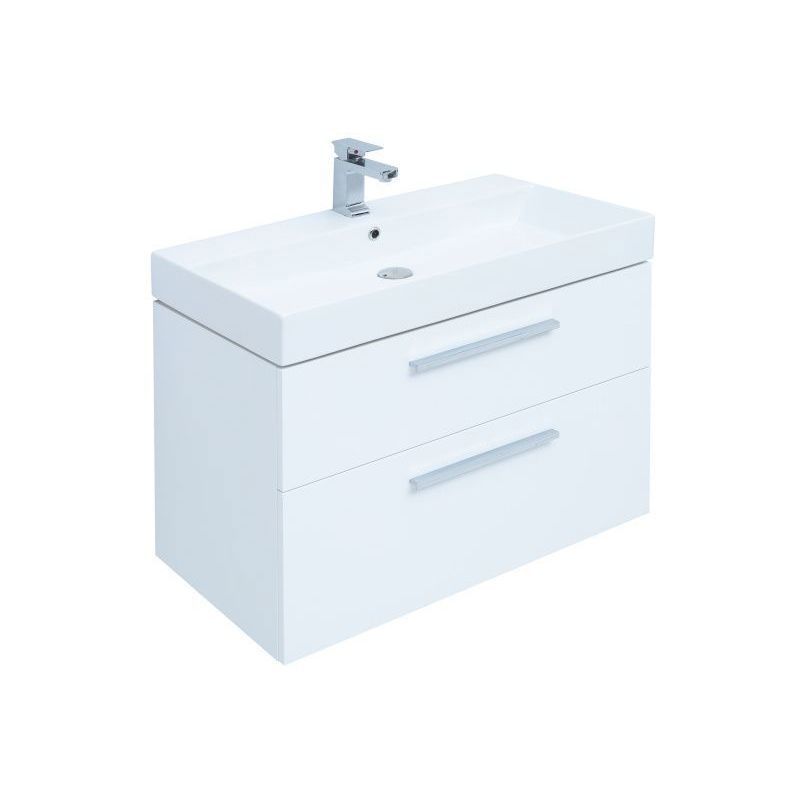 Изображение товара Тумба под раковину Aquanet Nova 00249920 85 см белый глянец