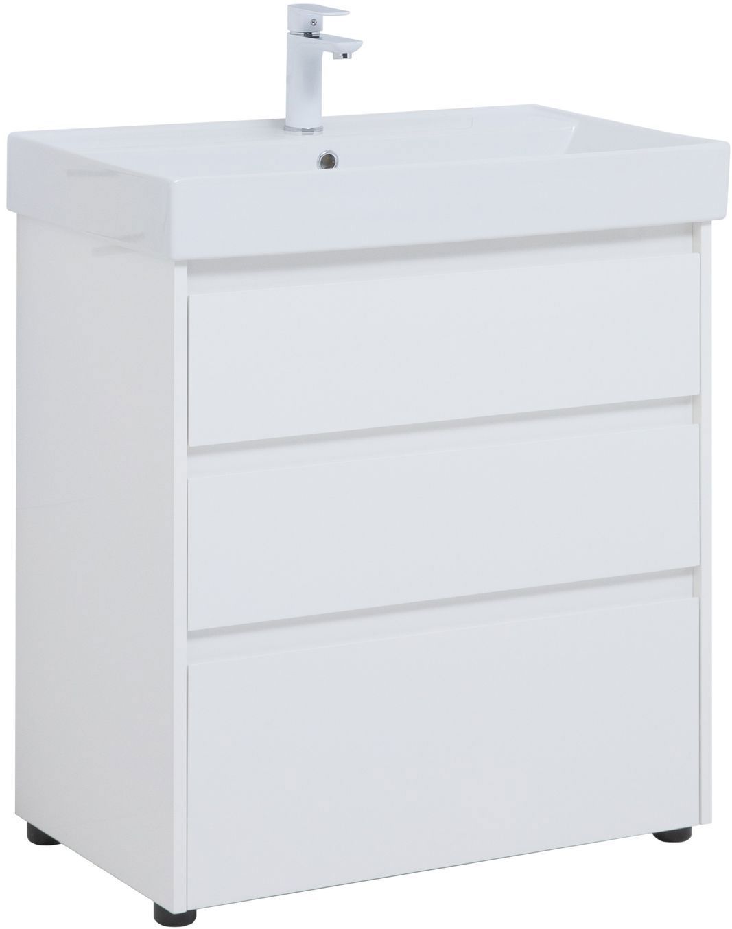 Изображение товара Тумба под раковину Aquanet Nova Lite 00302472 белый глянец 72.4 см