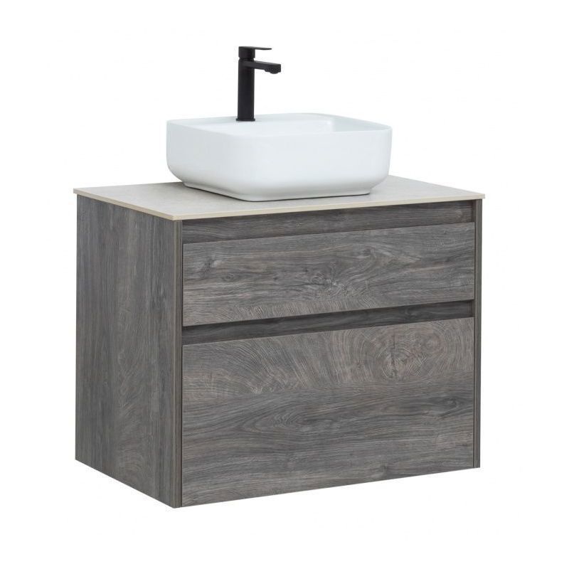 Изображение товара Тумба под раковину Aquanet Nova Lite 75 с 2 ящиками и подвесным монтажом