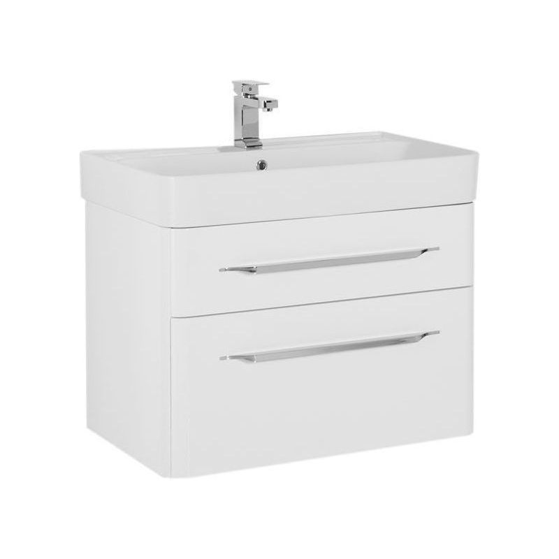 Изображение товара Тумба под раковину напольная Aquanet Виченца 78.7 см белый глянец