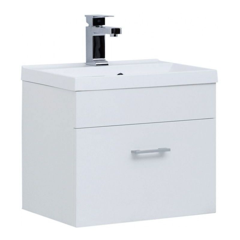 Изображение товара Подвесная тумба под раковину Aquanet Нота 00159138 белая 49.2 см