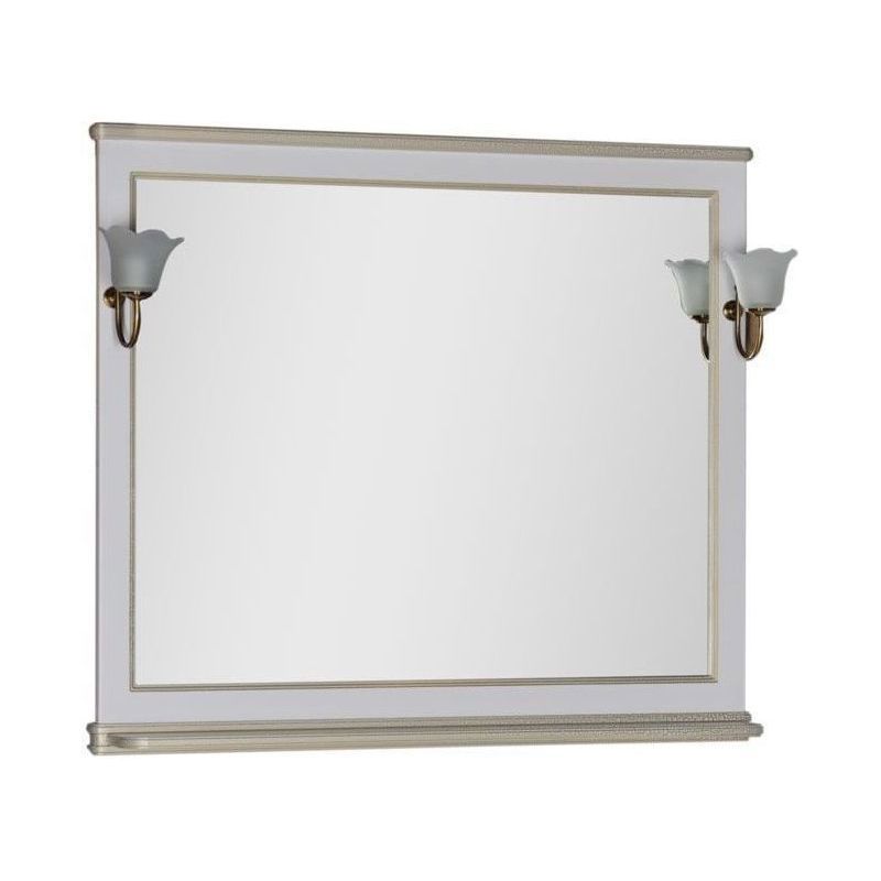 Изображение товара Зеркало для ванной Aquanet Валенса 112.2x100 см неоклассический стиль с эффектом кракелюр