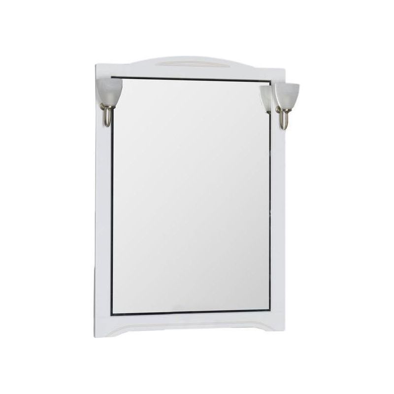 Изображение товара Зеркало для ванной AQUANET Луис 80x112 см классический стиль белое