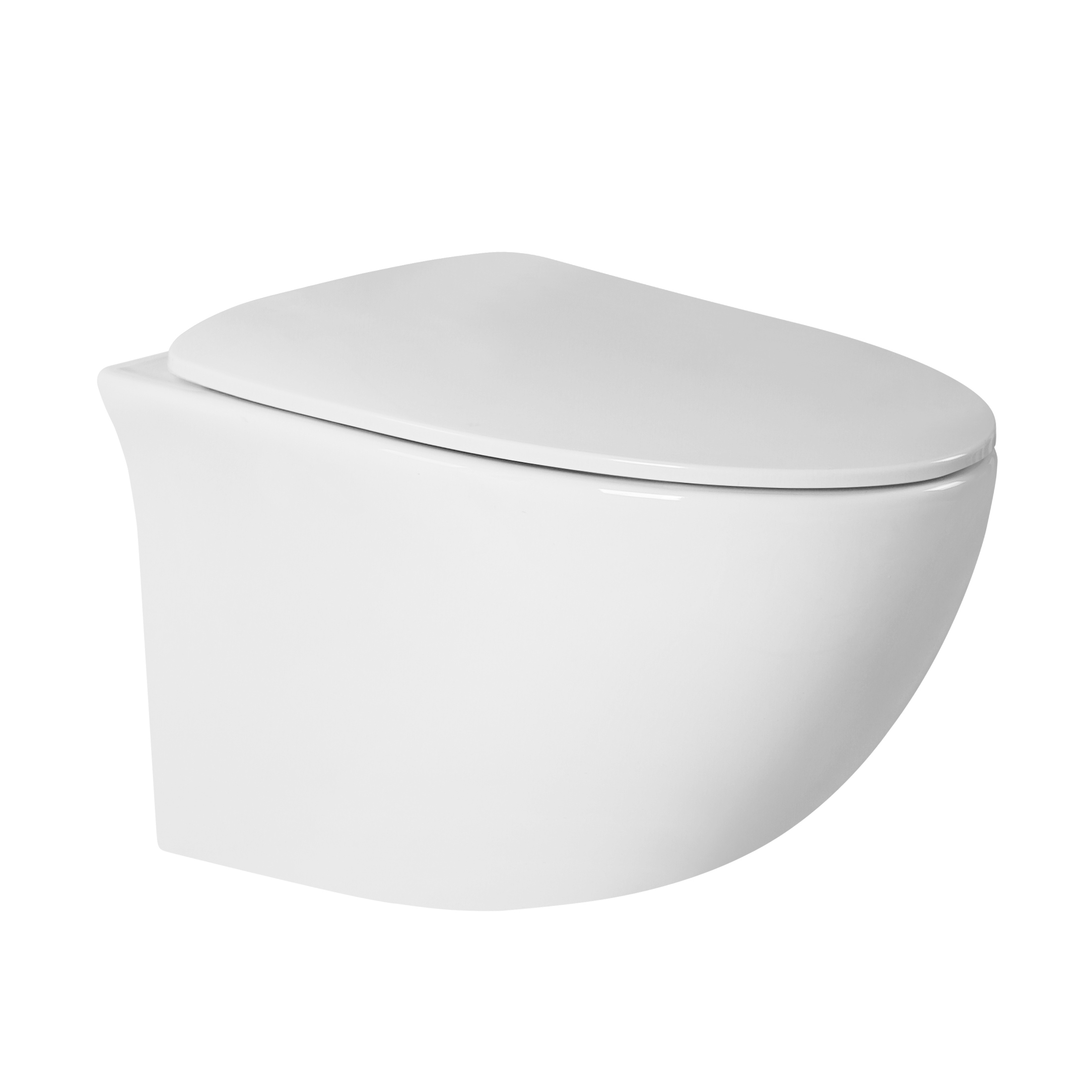 Изображение товара Подвесной унитаз безободковый BOND FL0510 с сиденьем микролифт Россия