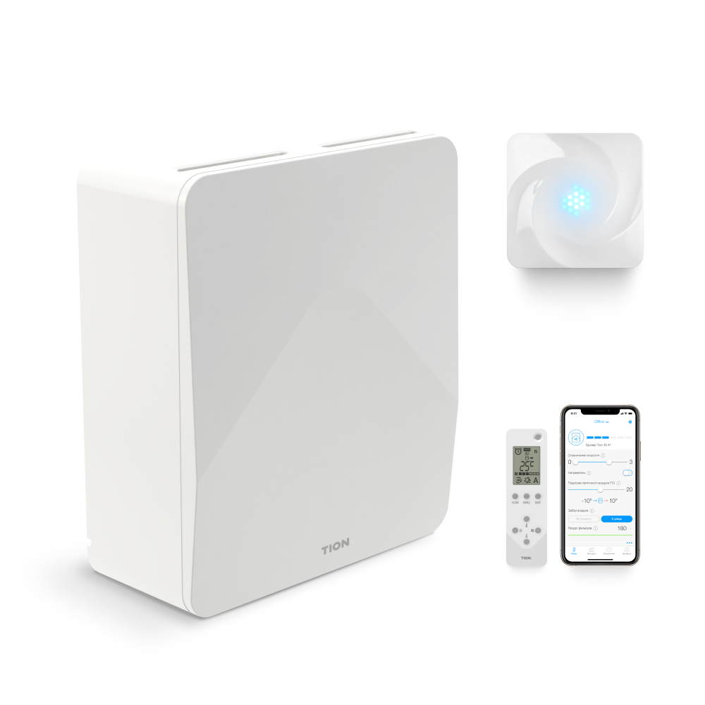 Изображение товара Очиститель воздуха Tion 4S Magic с базовой станцией MagicAir