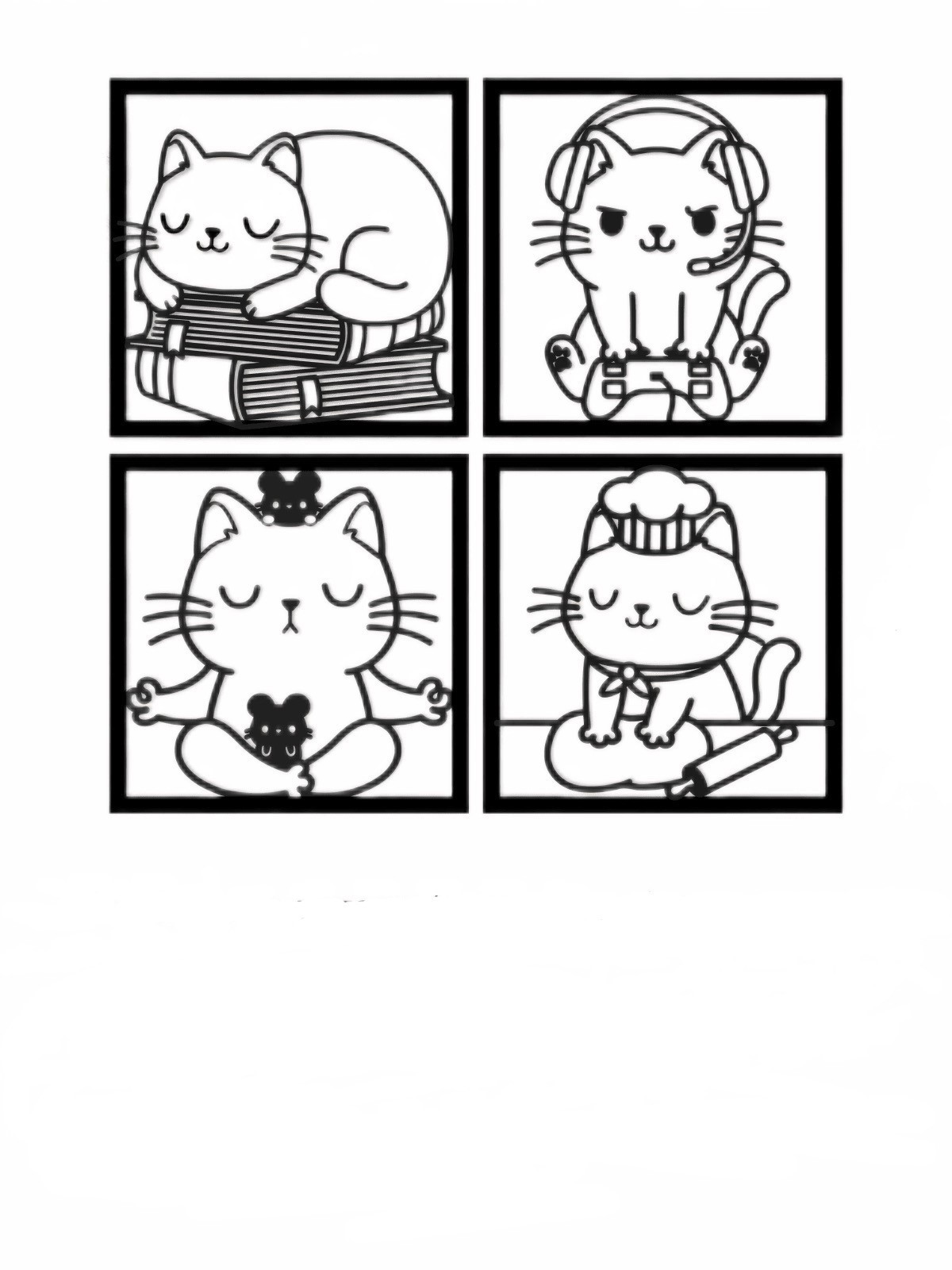 Изображение товара Настенный декор Cabo Verde Коты