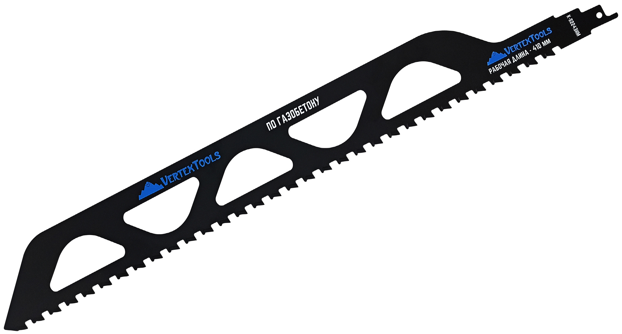 Полотно для сабельной пилы по газобетону Vertextools K-S2243HM 455 мм ️ ...