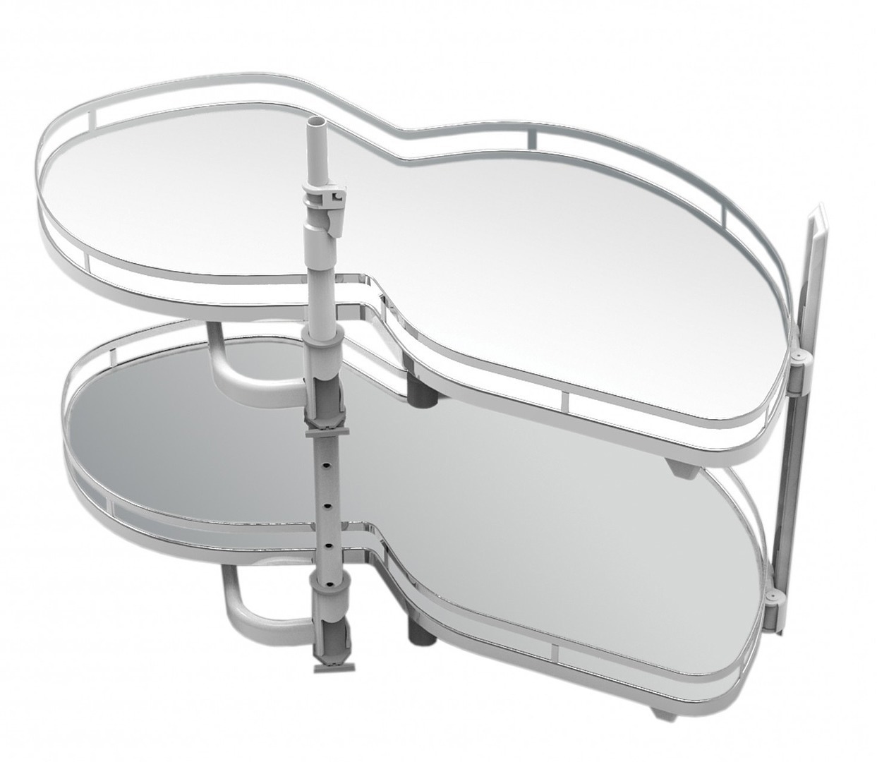 Изображение товара Волшебный уголок для кухни с доводчиком 55x90x70 см серебро