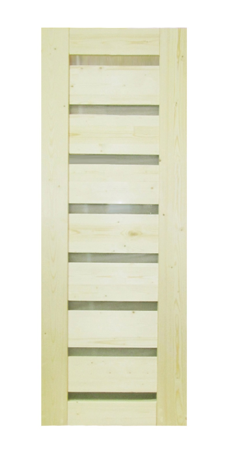 Изображение товара Дверное полотно остекленное ТДВ Октава 200x90см из хвойный массив сорт АВ