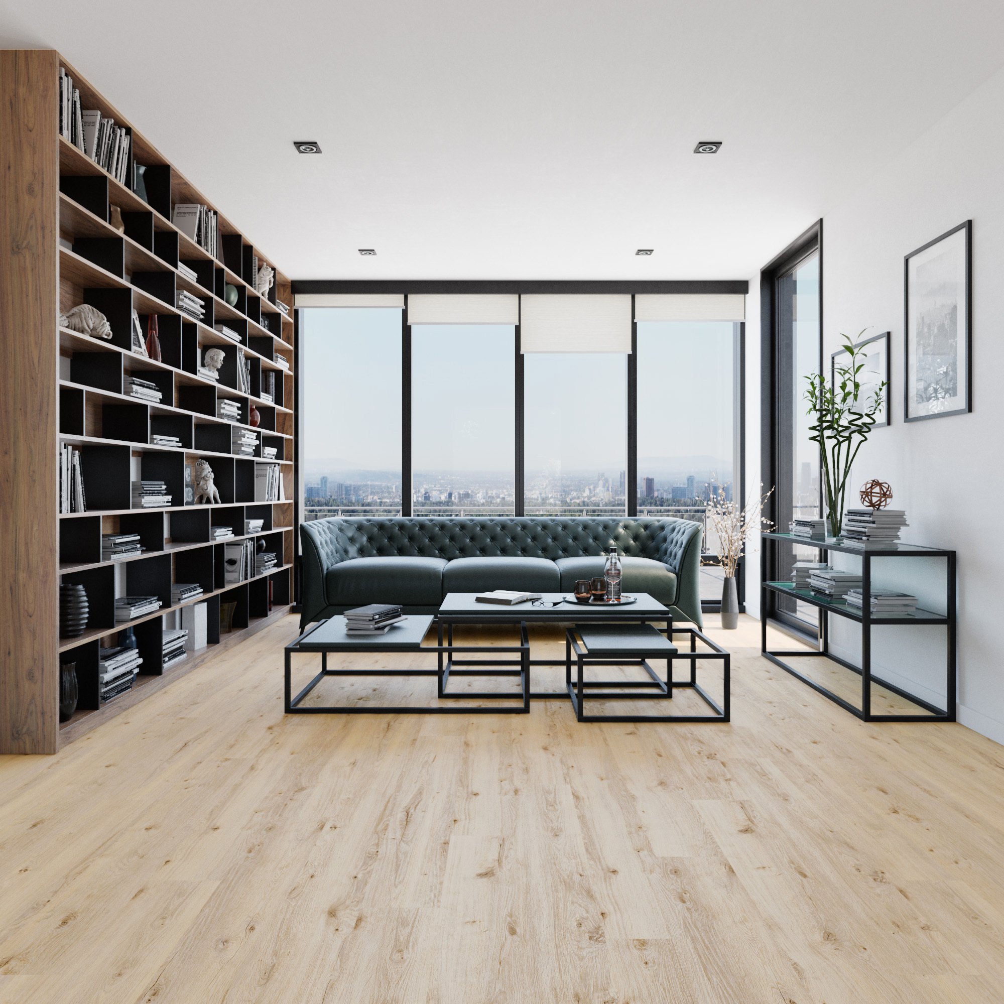 Изображение товара Ламинат Дуб сандвик 32 класс 8 мм структура бежевый 2.131 м²