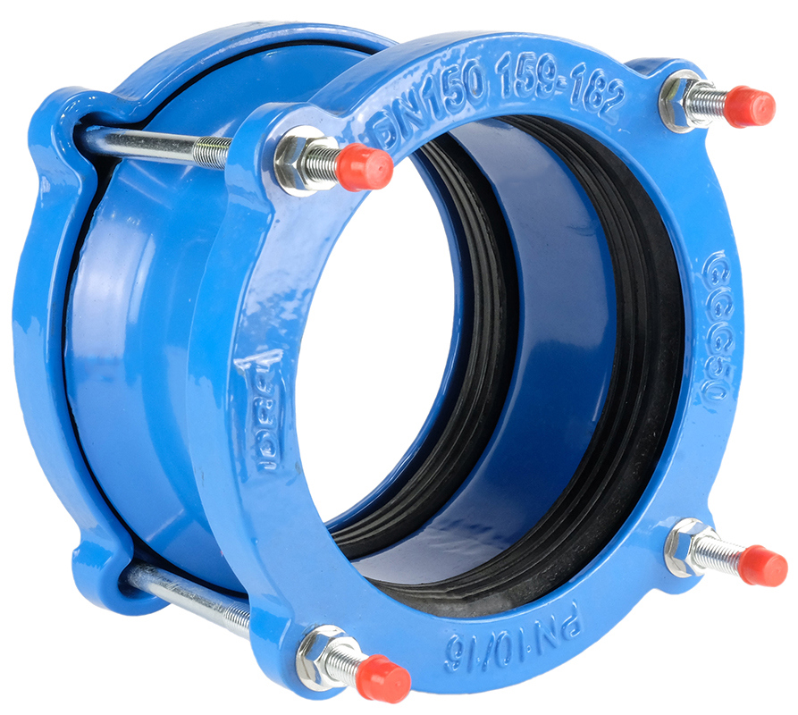 Изображение товара Муфта соединительная АВ-Сталь ДРК для труб из стали, диаметр 100 мм