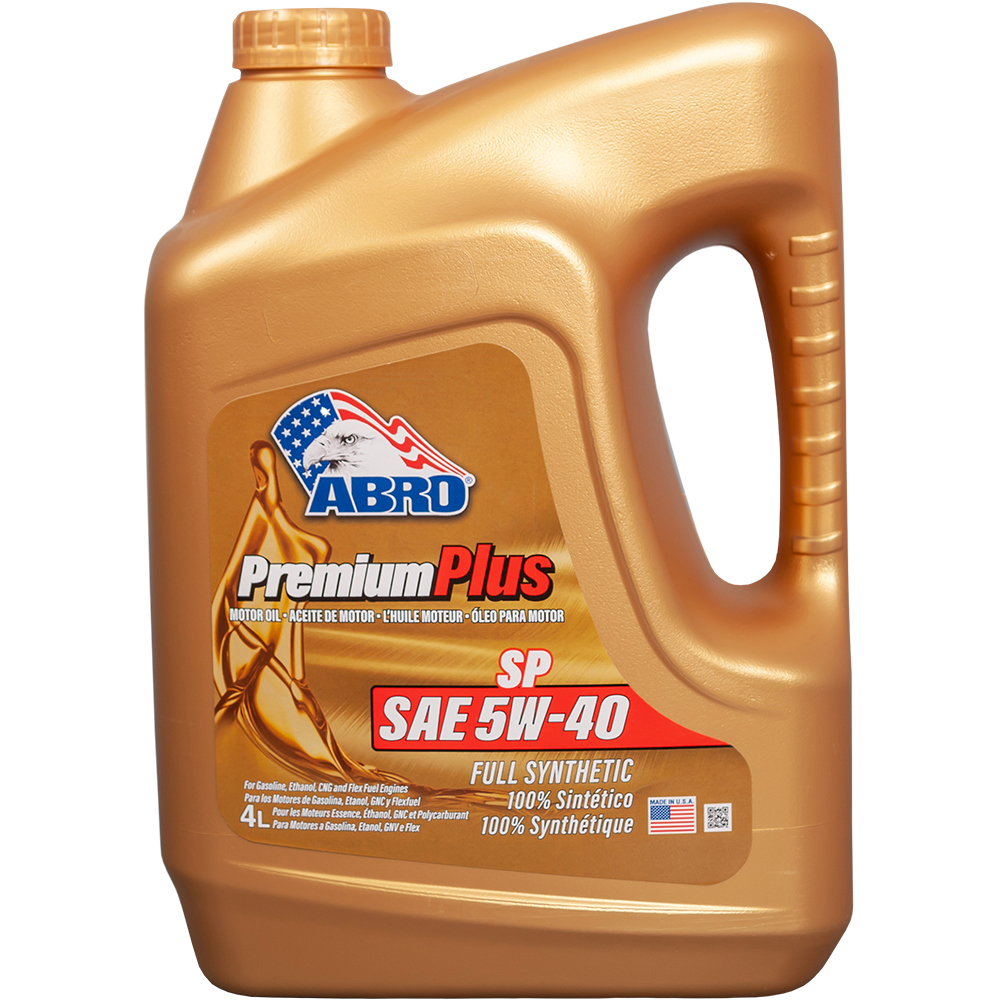 Изображение товара Масло моторное Abro Premium Plus Full Synthetic синтетика SAE 5W40 4 л