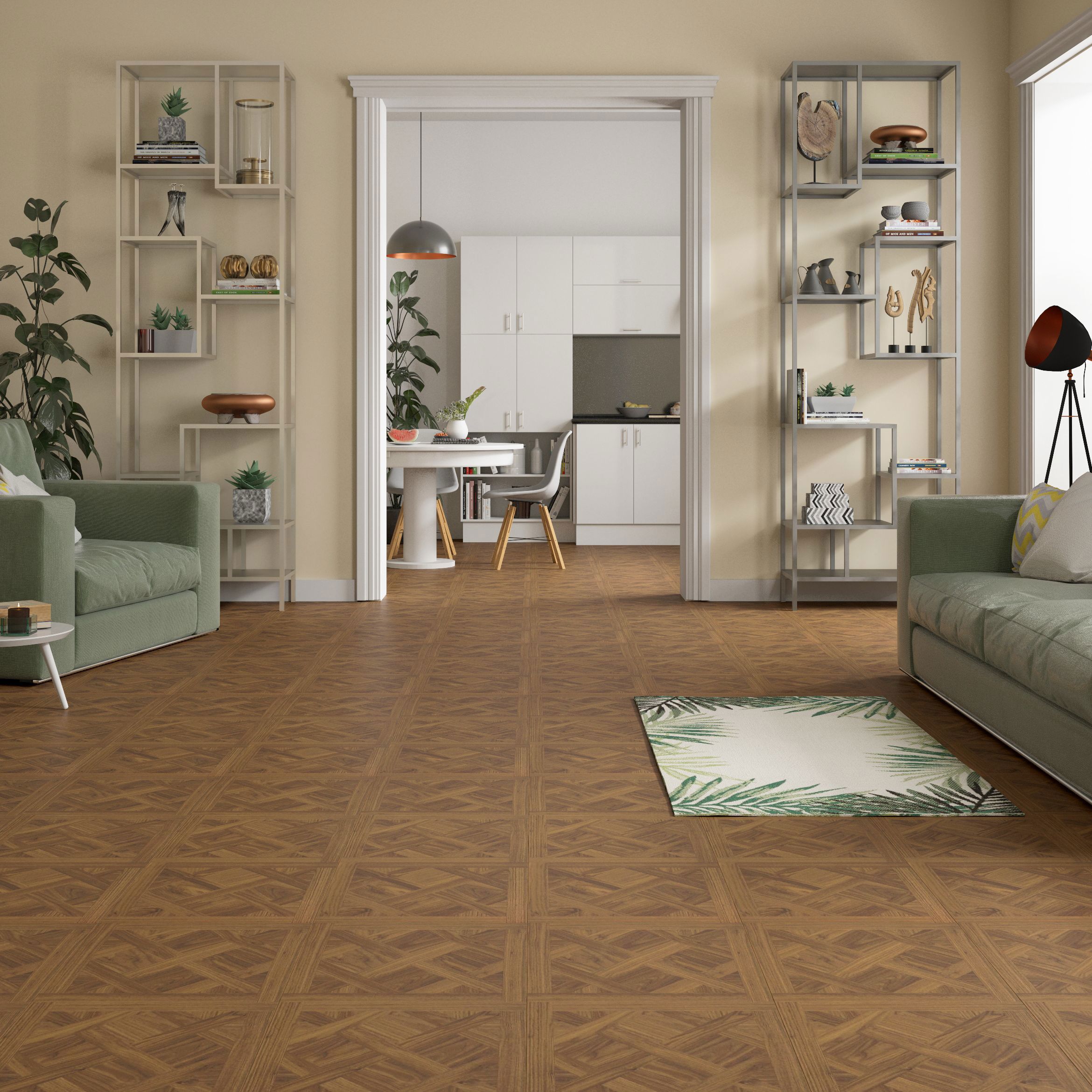 Изображение товара Ламинат Орех модерн 33 класс 8 мм с фаской 1.901 м² от SENS BY QUICK-STEP