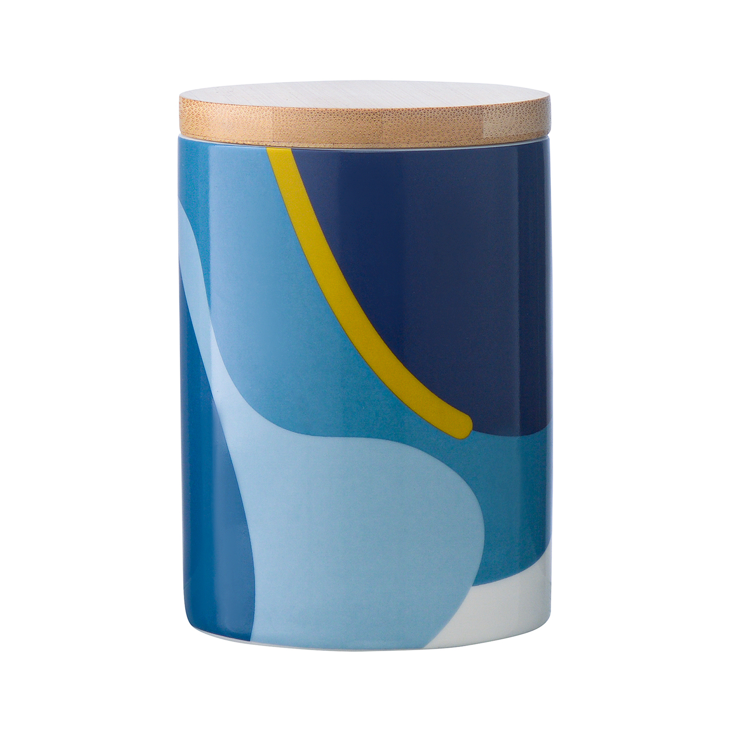 Изображение товара Банка для сыпучих продуктов Tkano 0.28 л фарфор синий герметичная