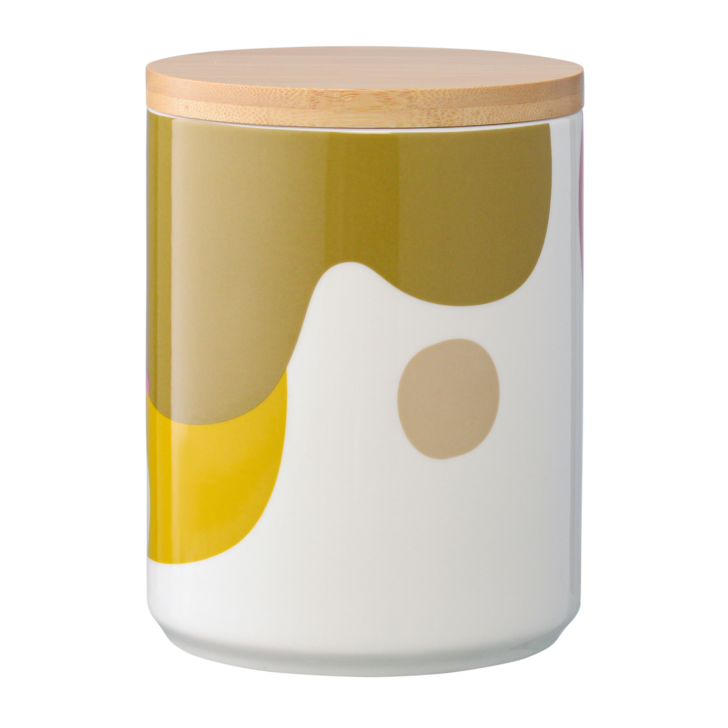 Изображение товара Банка для сыпучих продуктов TKANO 1.25 л горчичного цвета