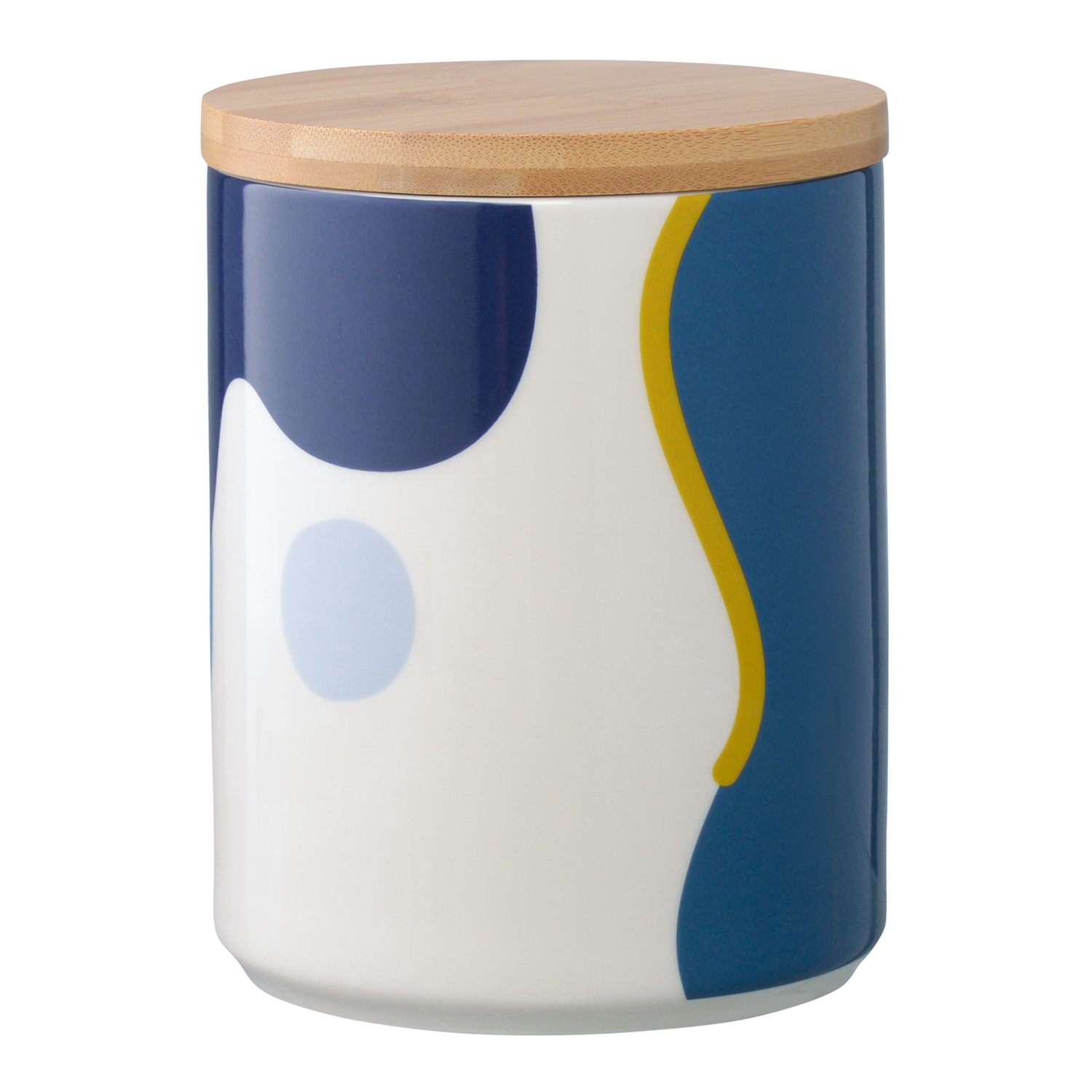 Изображение товара Банка для сыпучих продуктов Tkano 1.25 л фарфор цвет синий