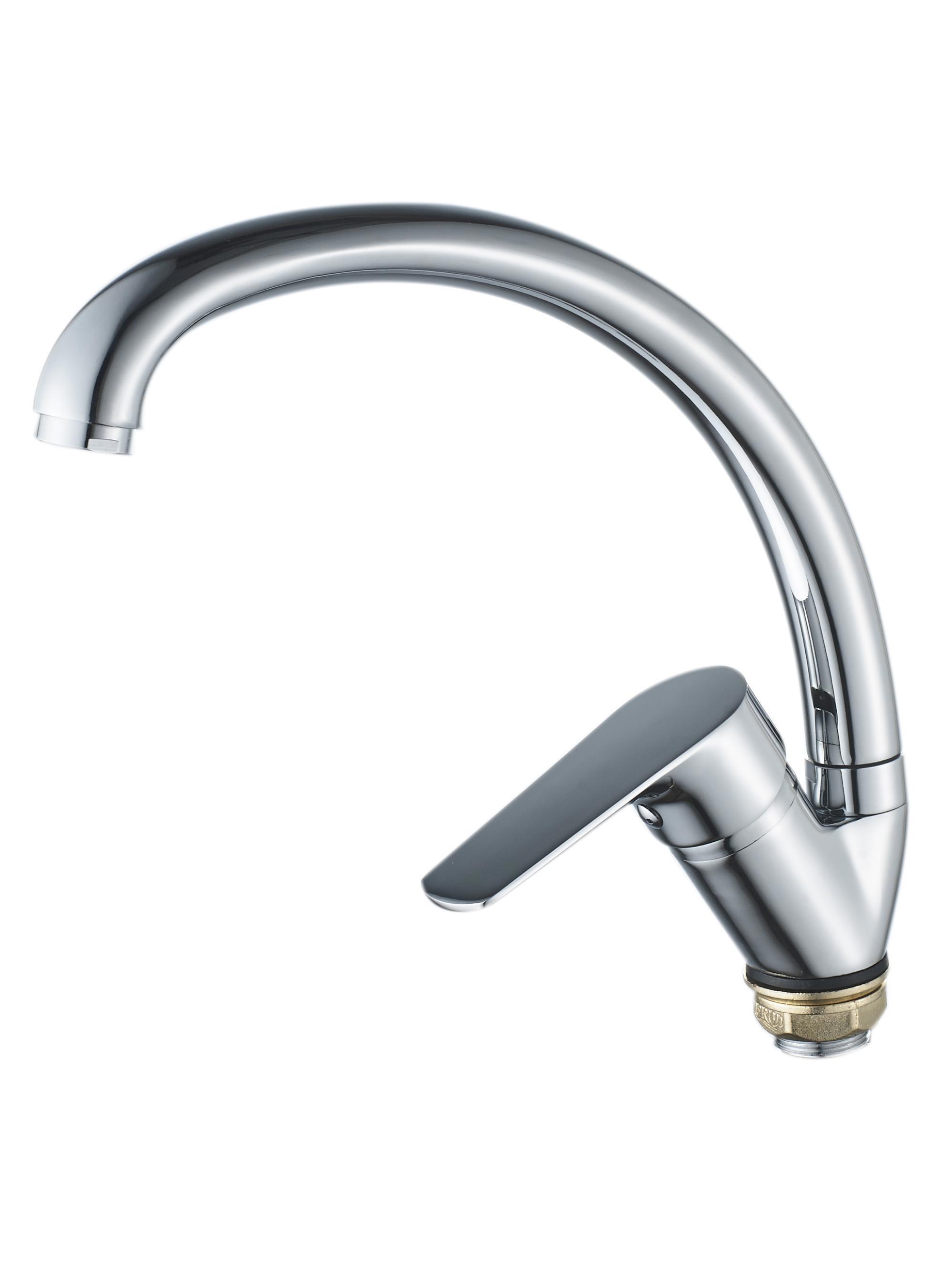 Изображение товара Однорычажный смеситель Ammore излив 20.2 см цинковый сплав цвет хром A5002-1