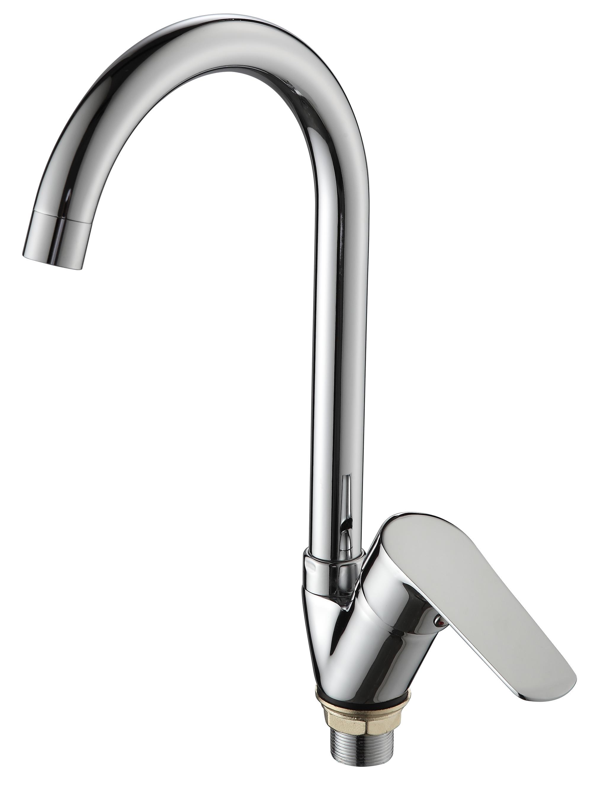 Изображение товара Однорычажный смеситель Ammore излив 22 см цинковый сплав цвет хром