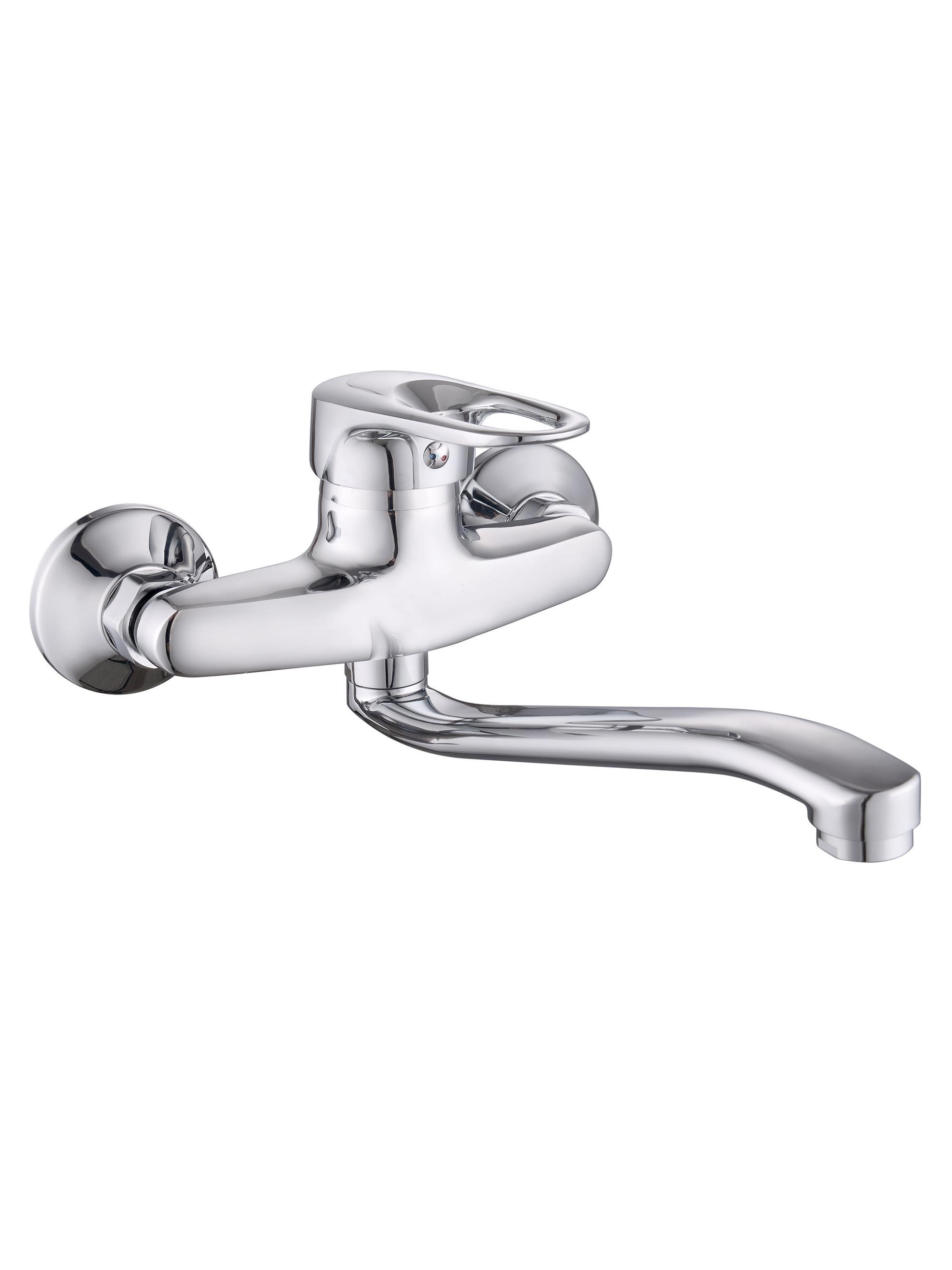 Изображение товара Однорычажный смеситель Ammore излив 0 см цинковый сплав цвет хром