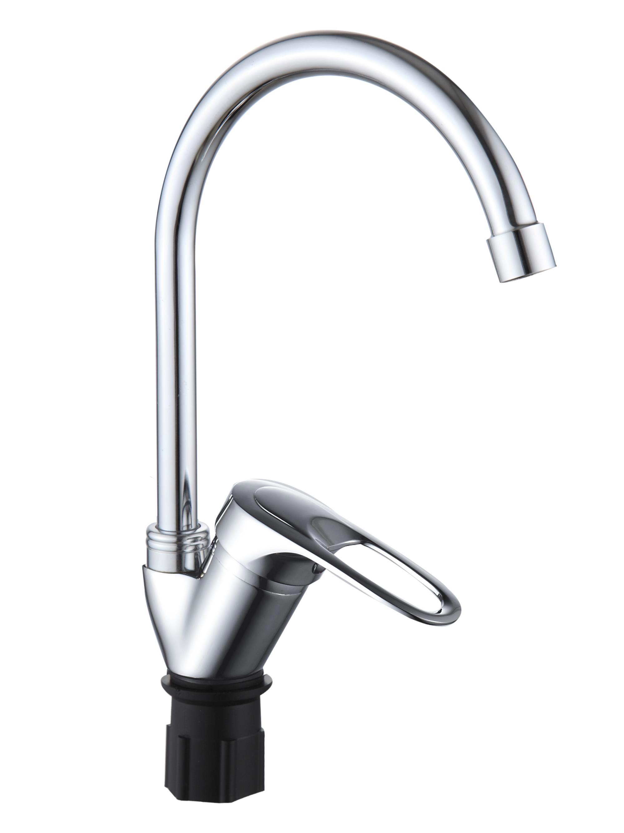 Изображение товара Однорычажный смеситель Ammore с высоким изливом 24 см, хром