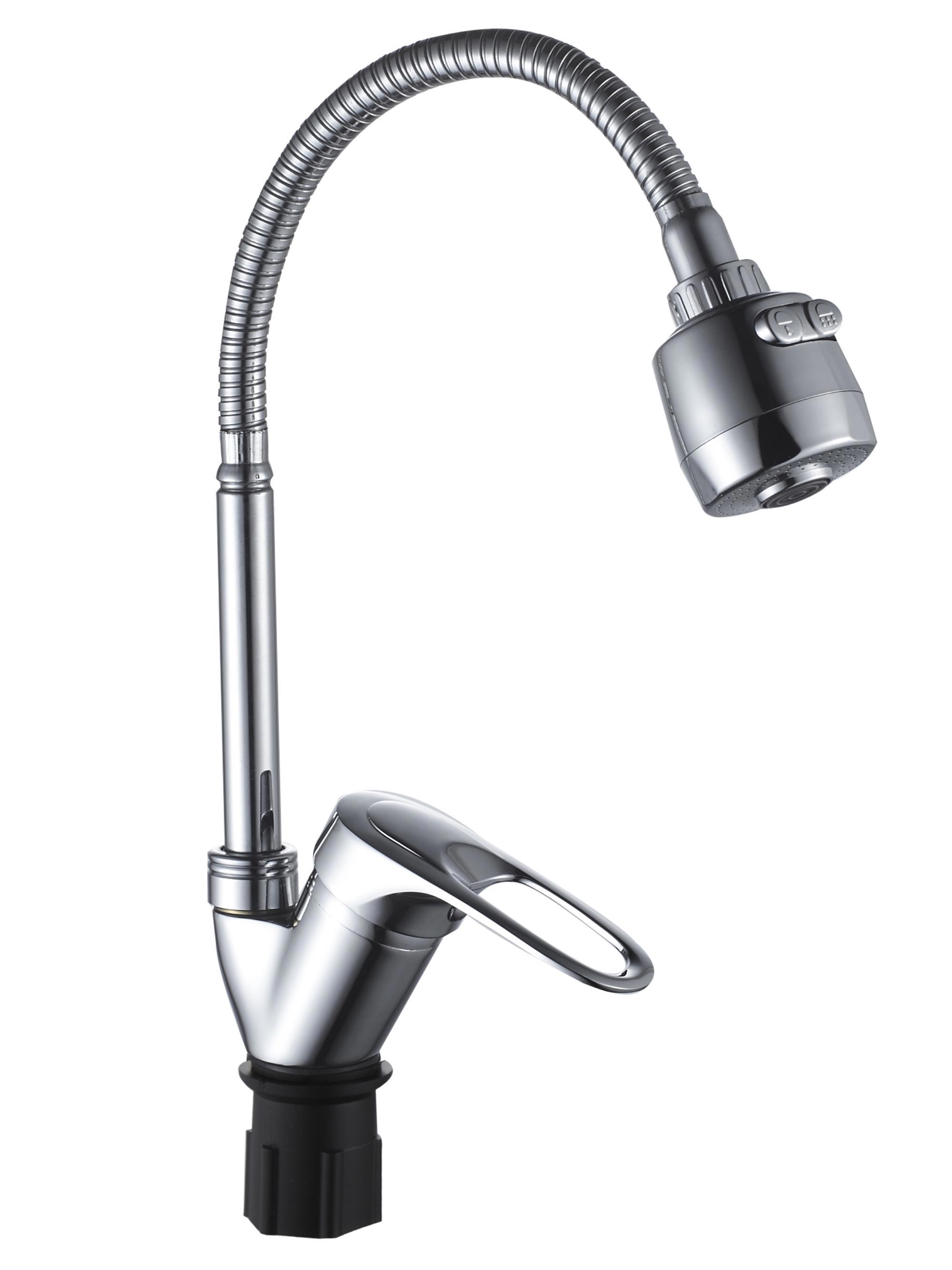 Изображение товара Однорычажный смеситель Ammore излив 23 см цинковый сплав цвет хром