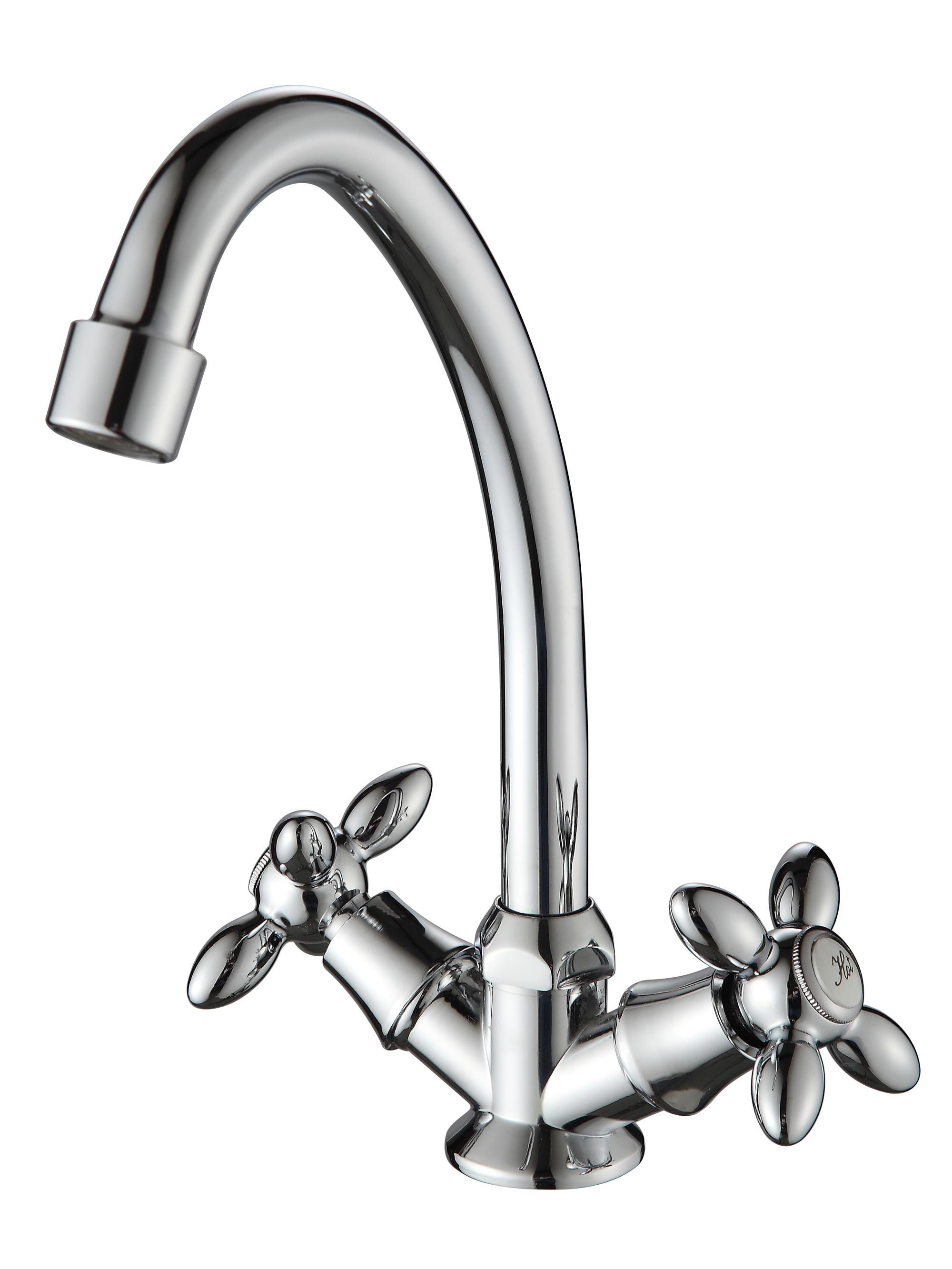 Изображение товара Двухвентильный смеситель Ammore излив 18 см хром для кухни