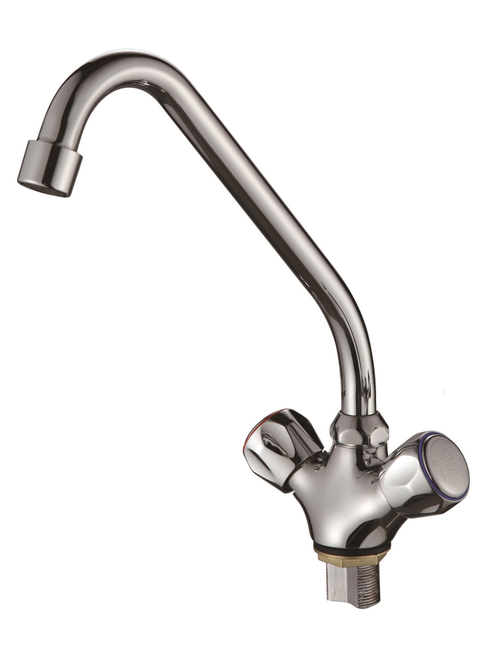 Изображение товара Смеситель Ammore A5385-H двухвентильный настольный хром