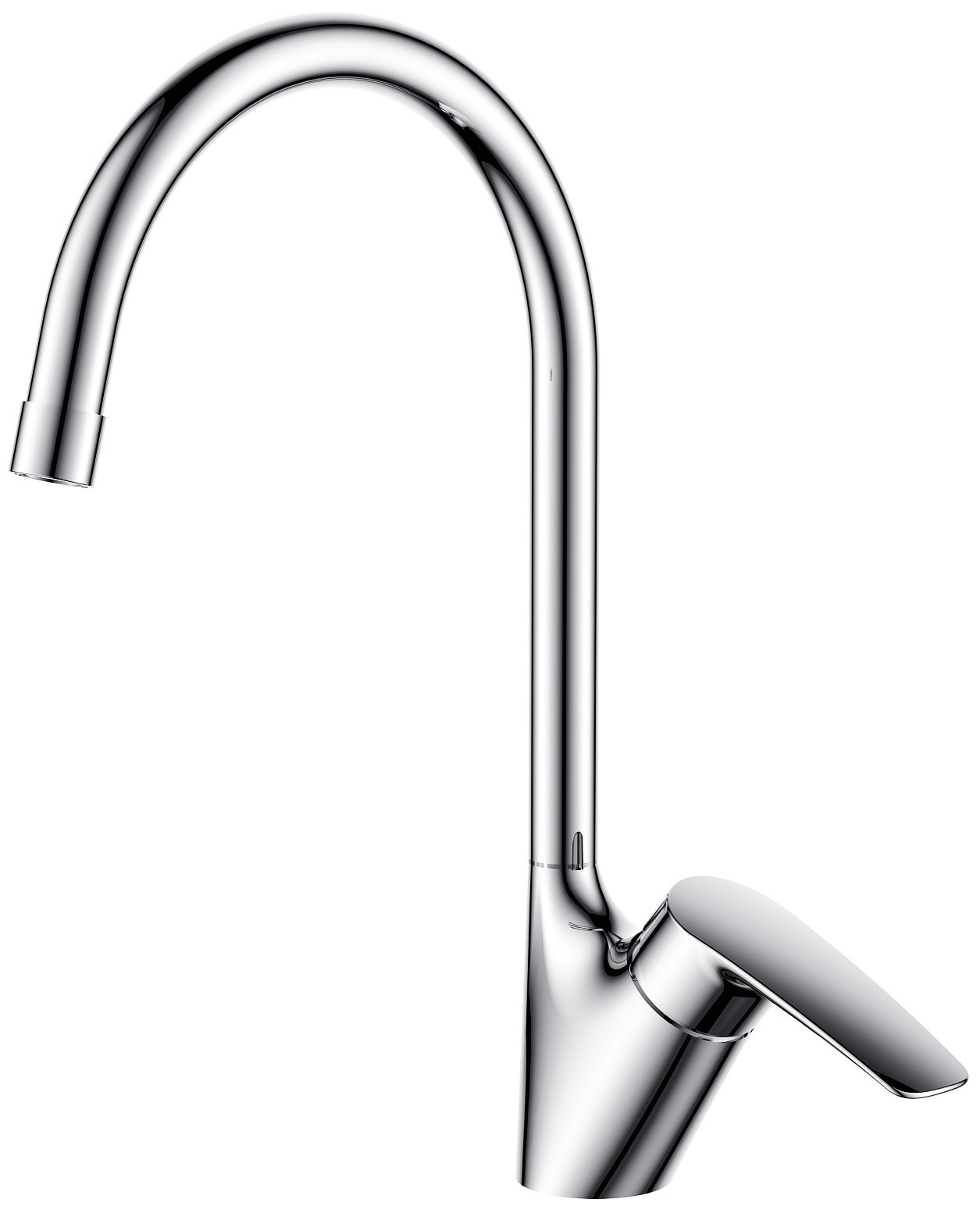 Изображение товара Однорычажный смеситель Azario Faro излив 26.6 см цвет хром