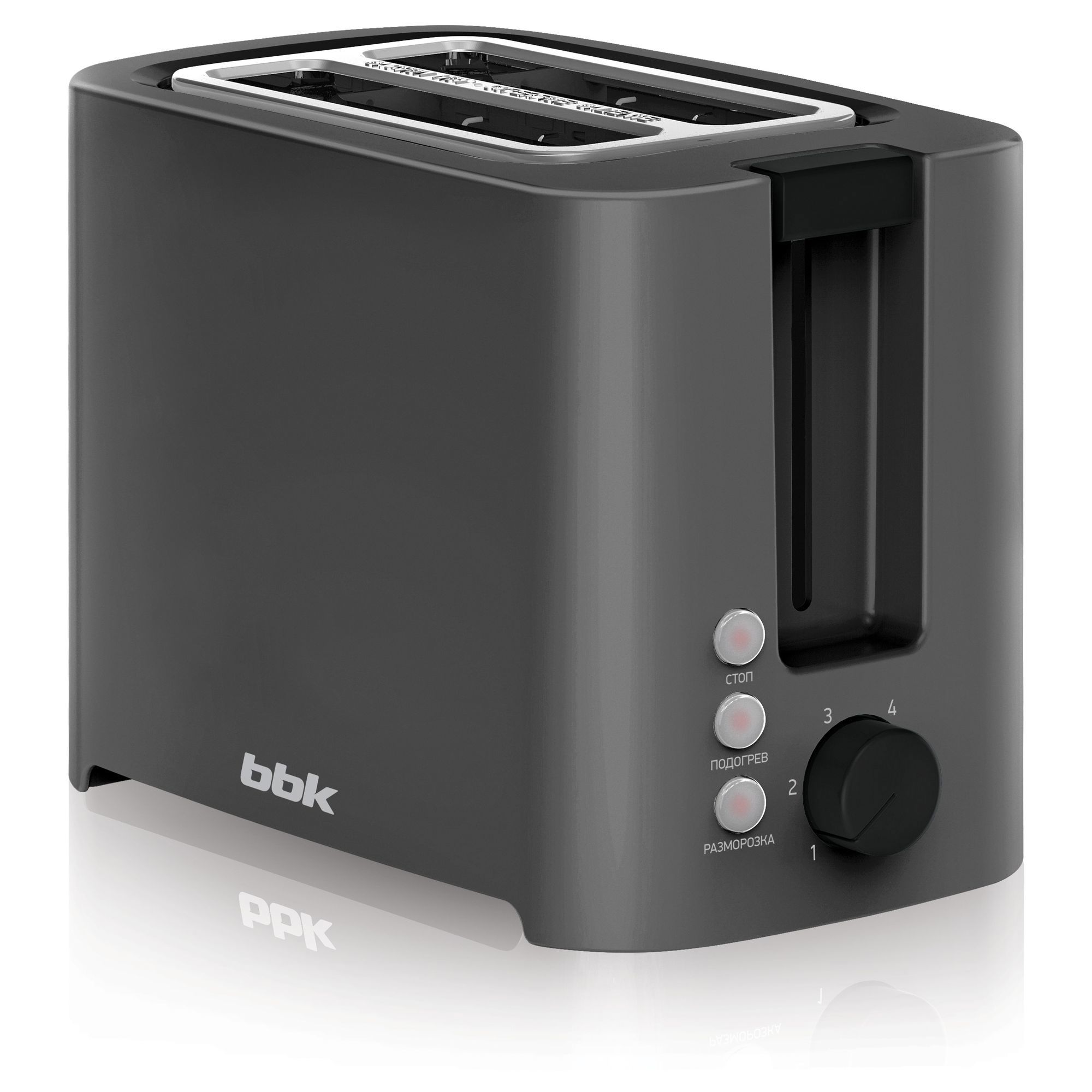 Изображение товара Тостер BBK TR81M пластик цвет серый