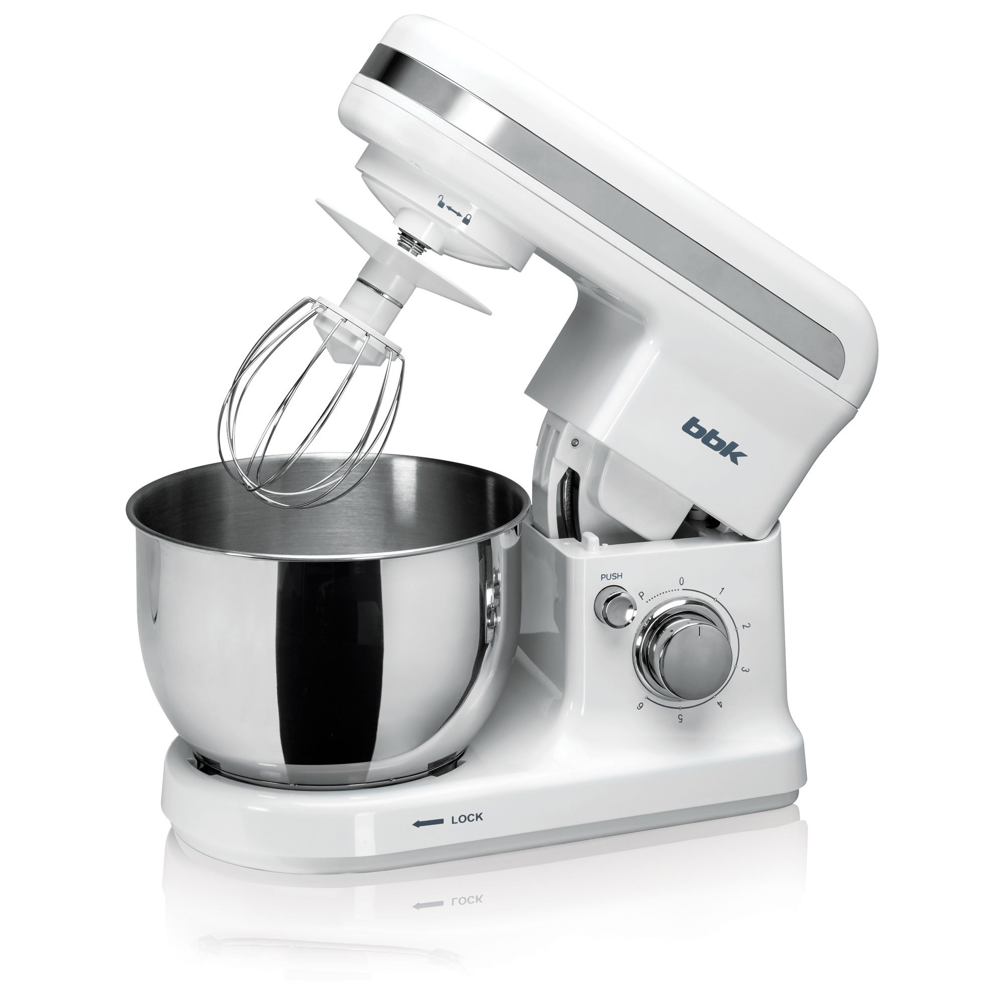 Изображение товара Планетарный миксер BBK KBM1042 800 Вт, 4л, белый