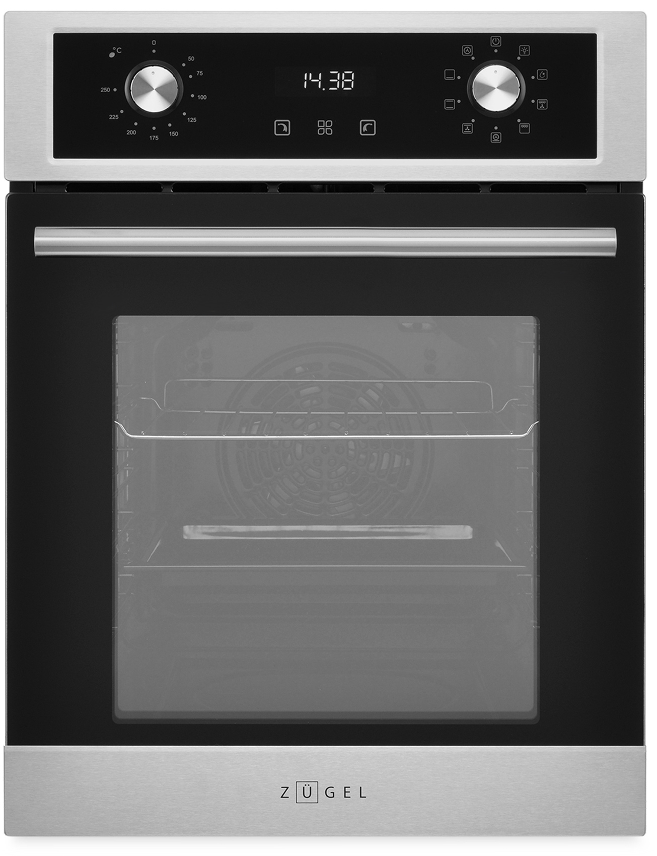 Изображение товара Электрический встраиваемый духовой шкаф Zugel Zoe452x 50 л Nержавеющая сталь