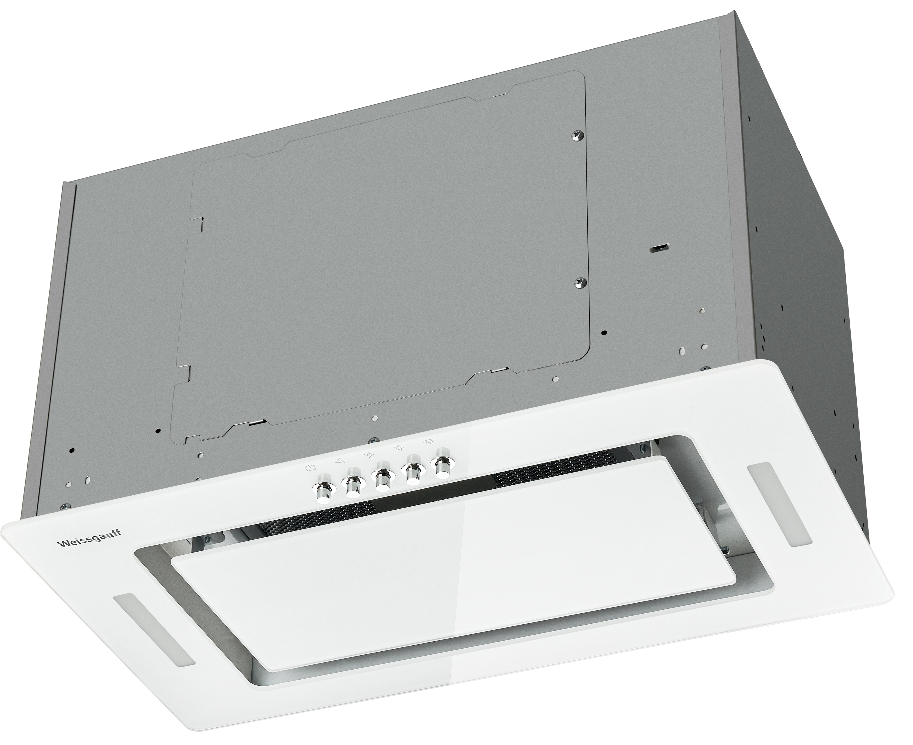 Изображение товара Встраиваемая вытяжка Weissgauff Antlia 850 wh 52 см белая высокая производительность