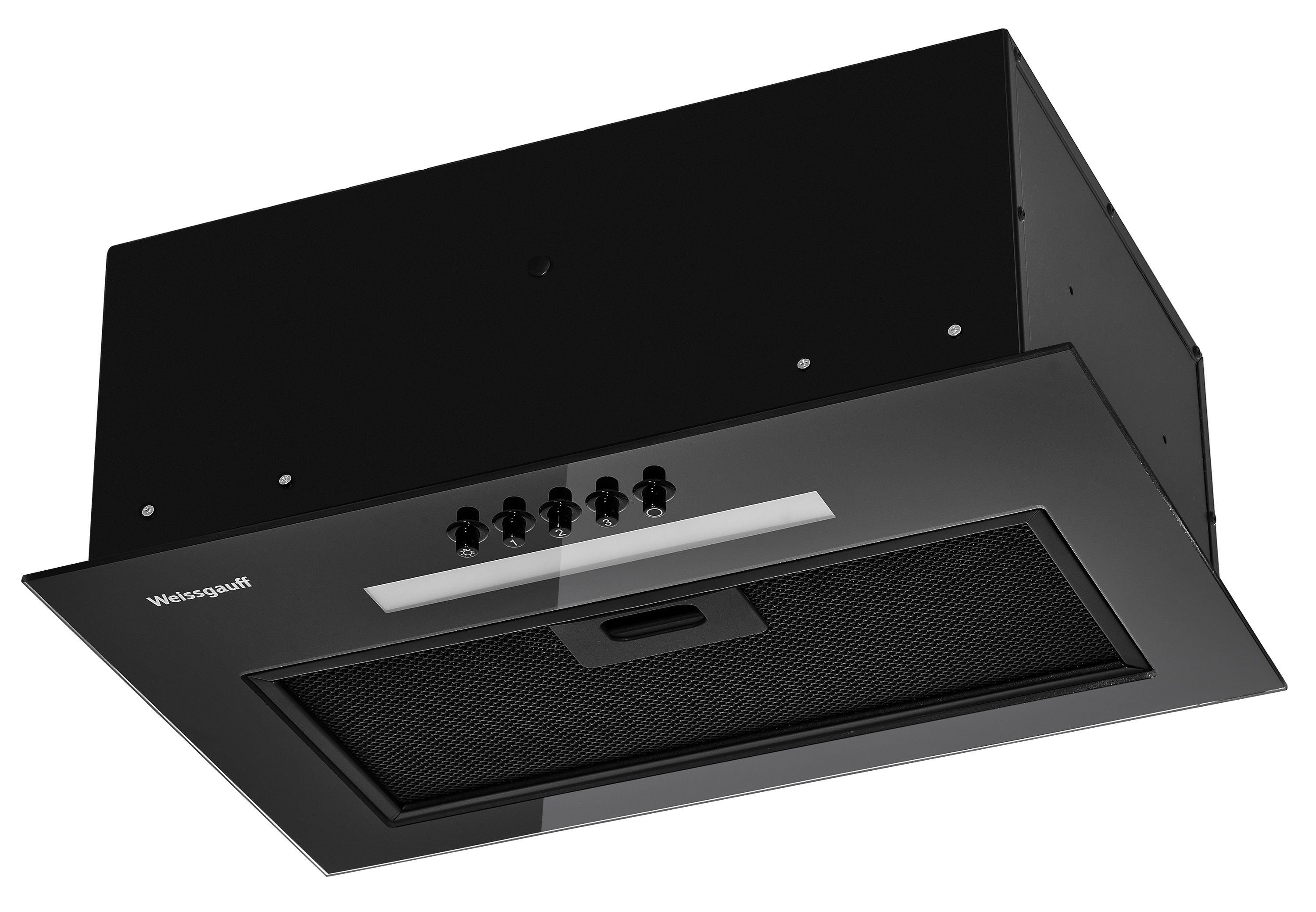 Изображение товара Встраиваемая вытяжка Weissgauff Aura 450 bl 44.6 см цвет черный
