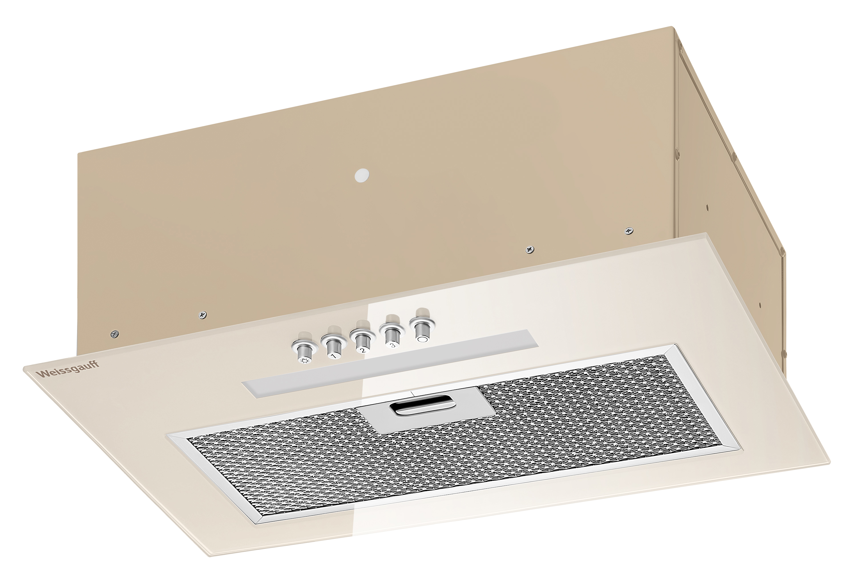 Изображение товара Встраиваемая вытяжка Weissgauff Aura 450 ow 44.6 см цвет бежевый