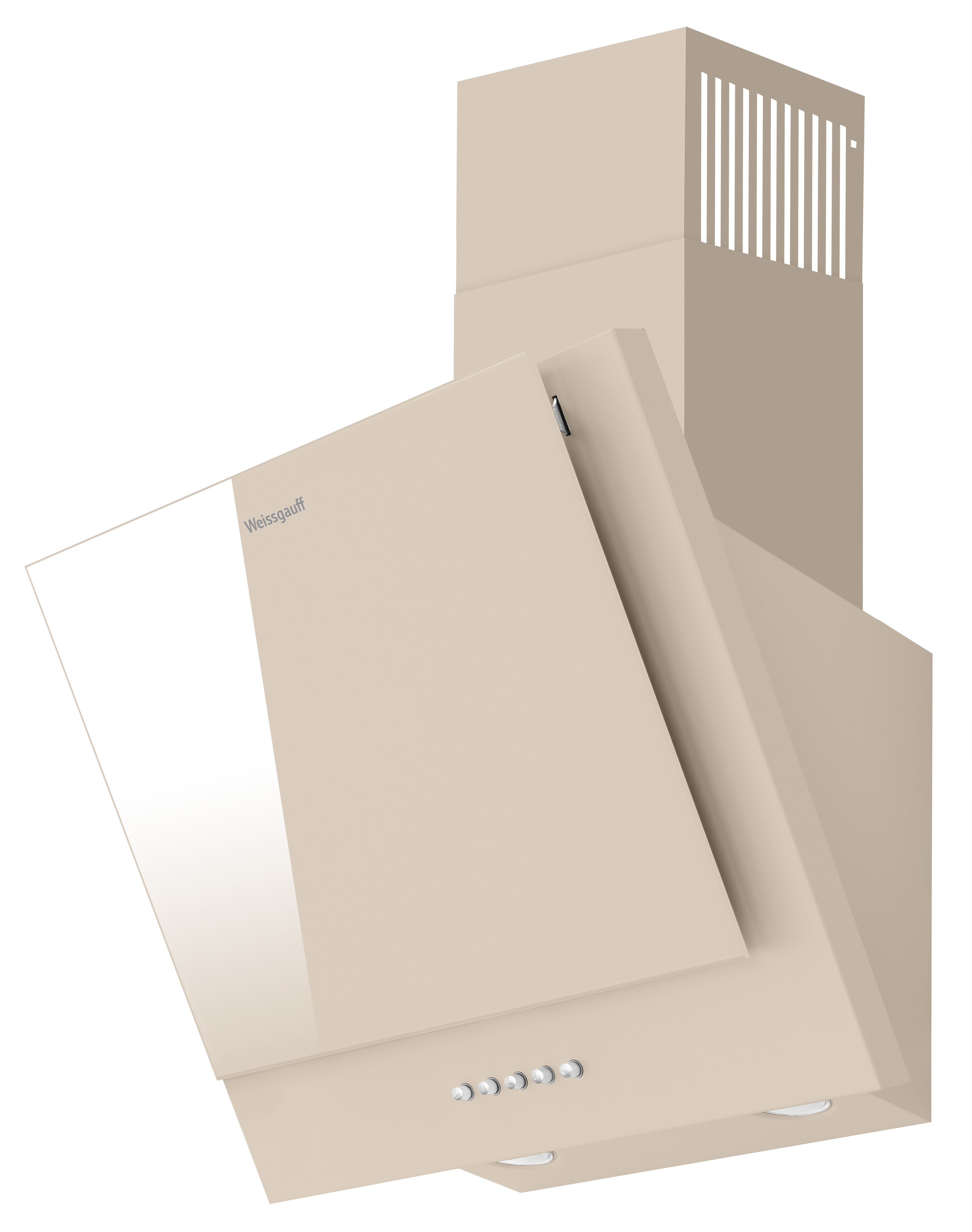 Изображение товара Настенная вытяжка Weissgauff Nekkar ow 45 см бежевый современная моноблочная кухня