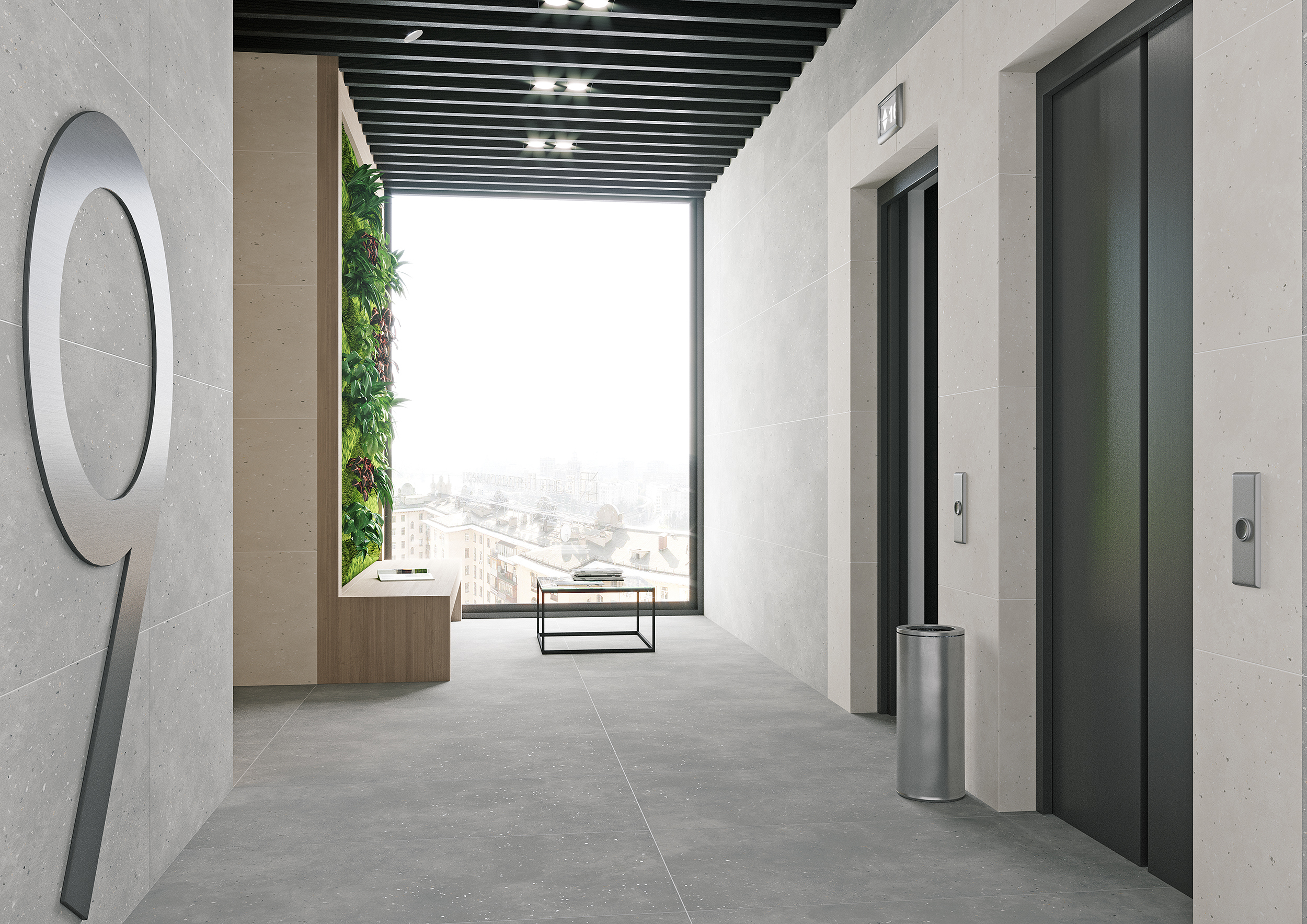 Изображение товара Керамогранит Grasaro Granella G-42/MR 600x600 серый матовый для интерьера и фасадов