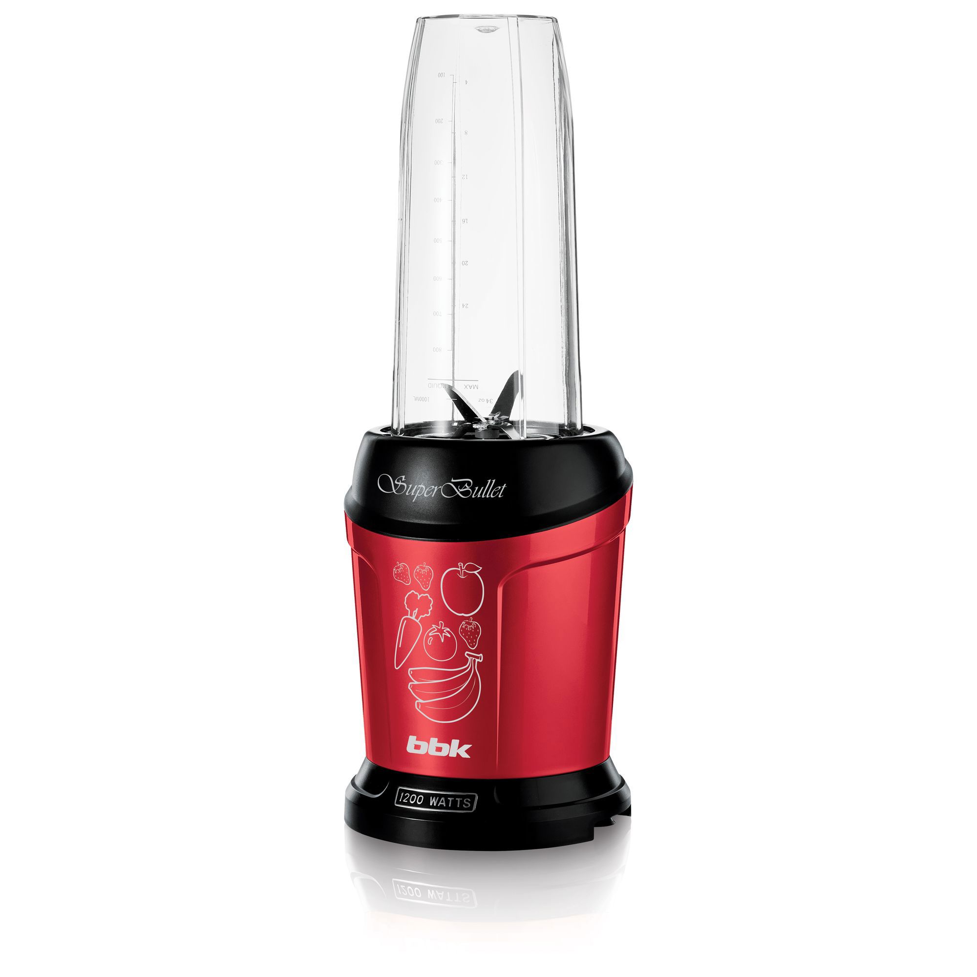 Изображение товара Блендер стационарный Bbk KBS1200 1 скорость цвет красный