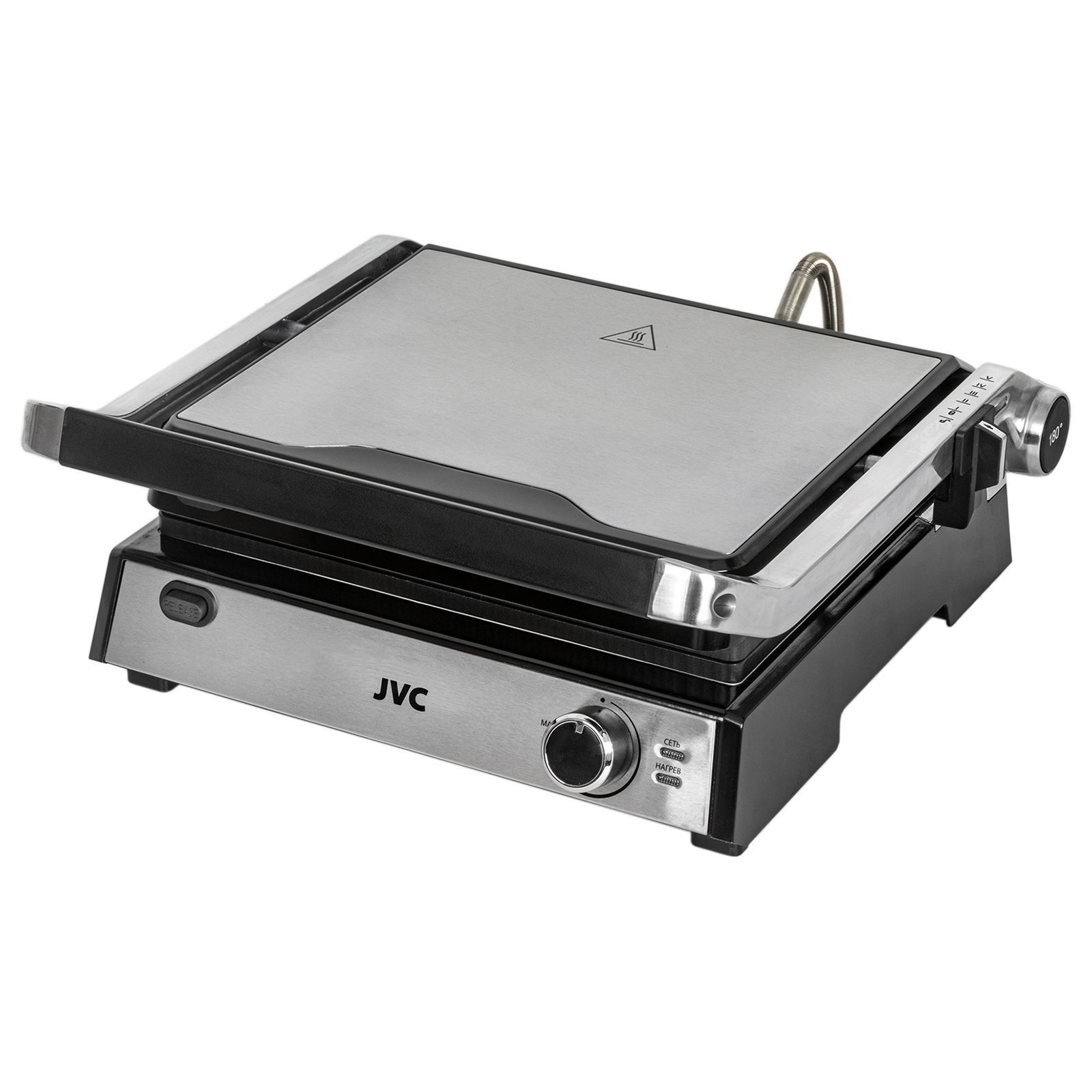 Изображение товара Гриль Jvc JK-GR306 2200 Вт цвет сталь/черный