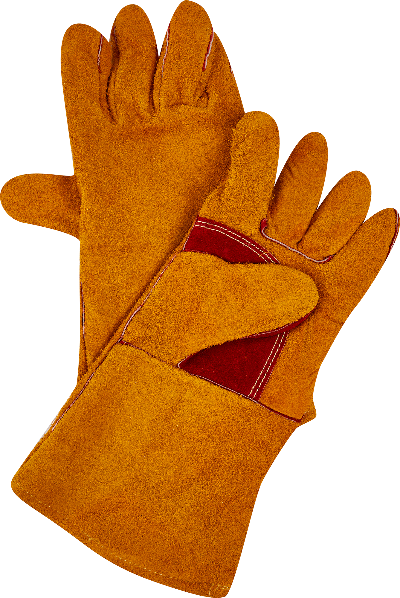 Краги спилковые KT1462, утепленные