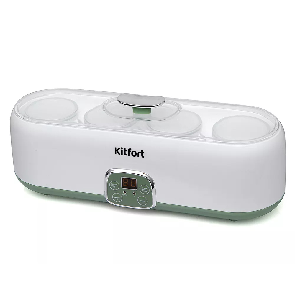Изображение товара Йогуртница Kitfort КТ-2007 0.8 л сенсорное управление белая