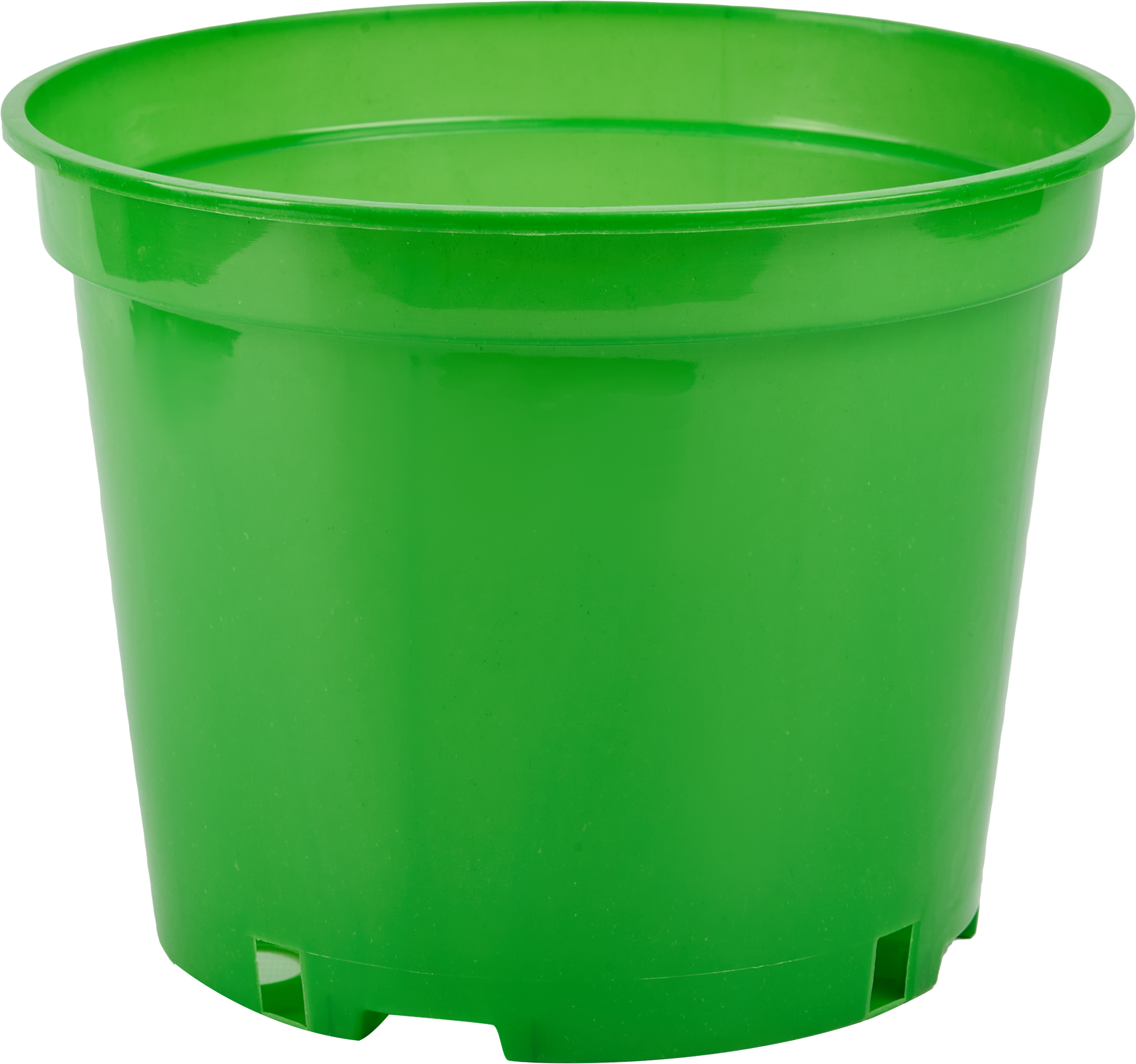 Горшок цветочный Лама Торф ø22 h18 см v5 л полипропилен зеленый