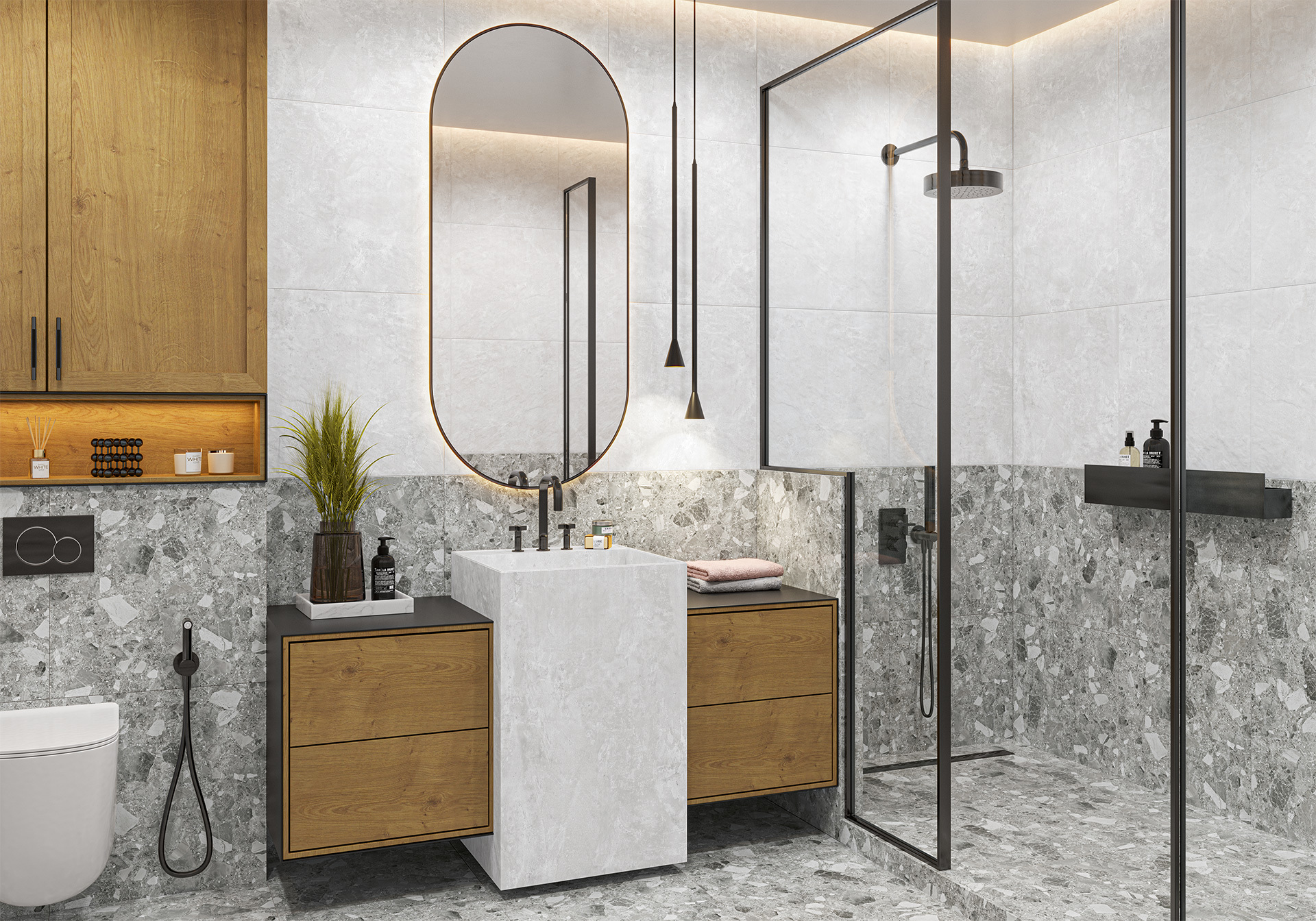 Изображение товара Керамогранит Alma Ceramica GFU04STE40R 60x60 см коричневый 1.44 м²