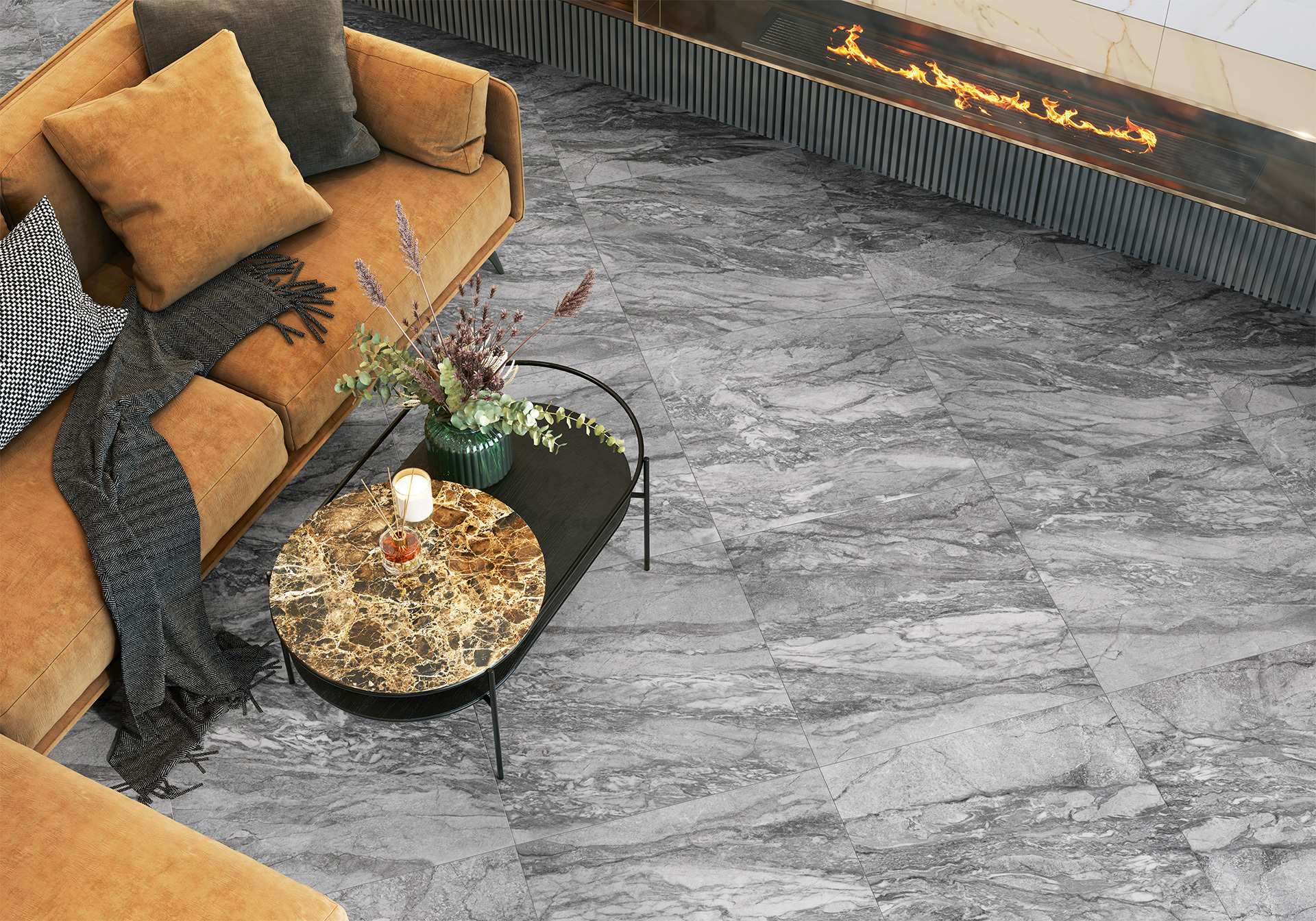 Изображение товара Плитка Alma ceramica GFU04MAI40R 60x60см 1.8 м² цвет коричневый, цена за упаковку