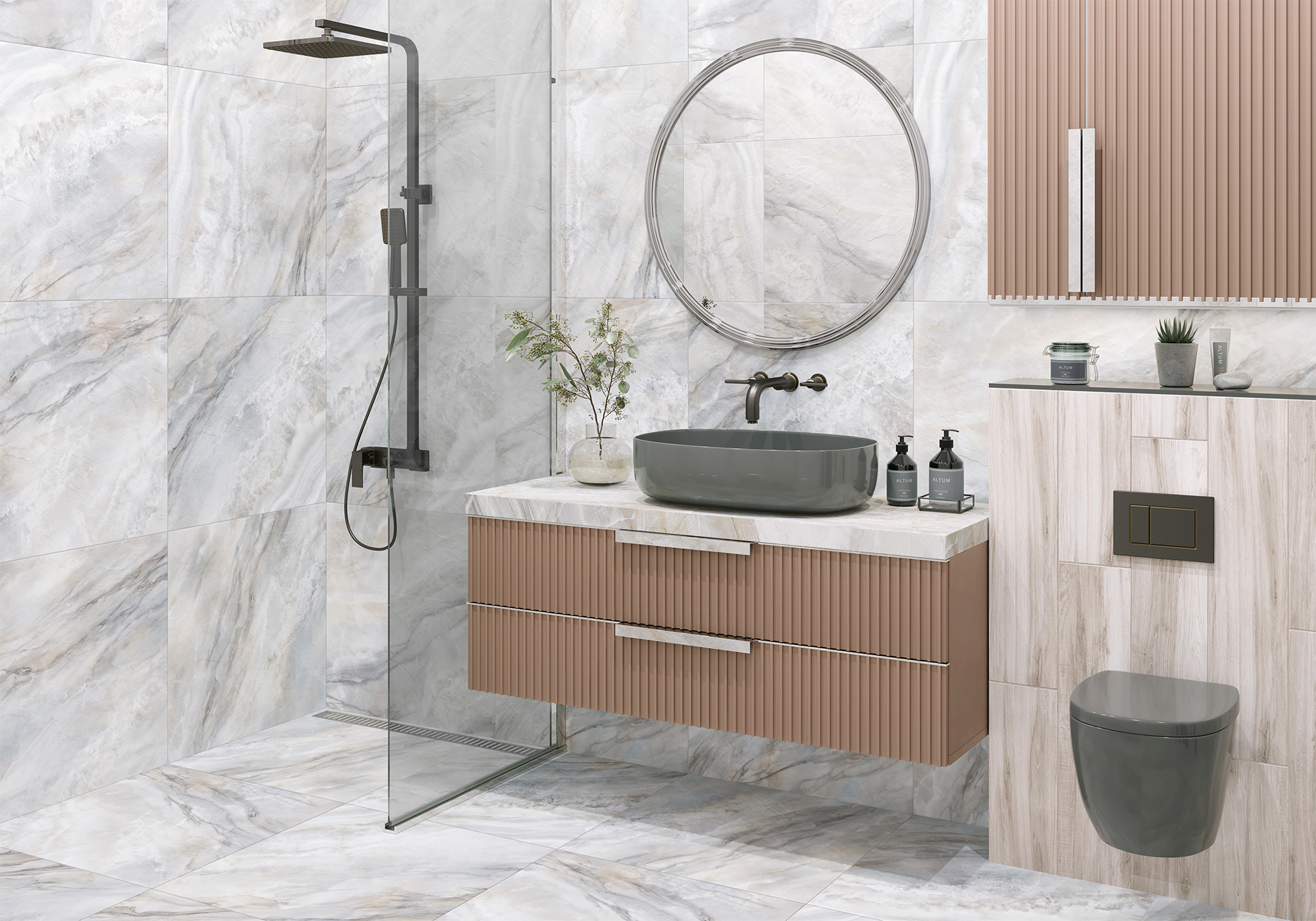 Изображение товара Плитка Alma ceramica GFU04MAS40R 60x60см 1.44 м² цвет бежевый, цена за упаковку